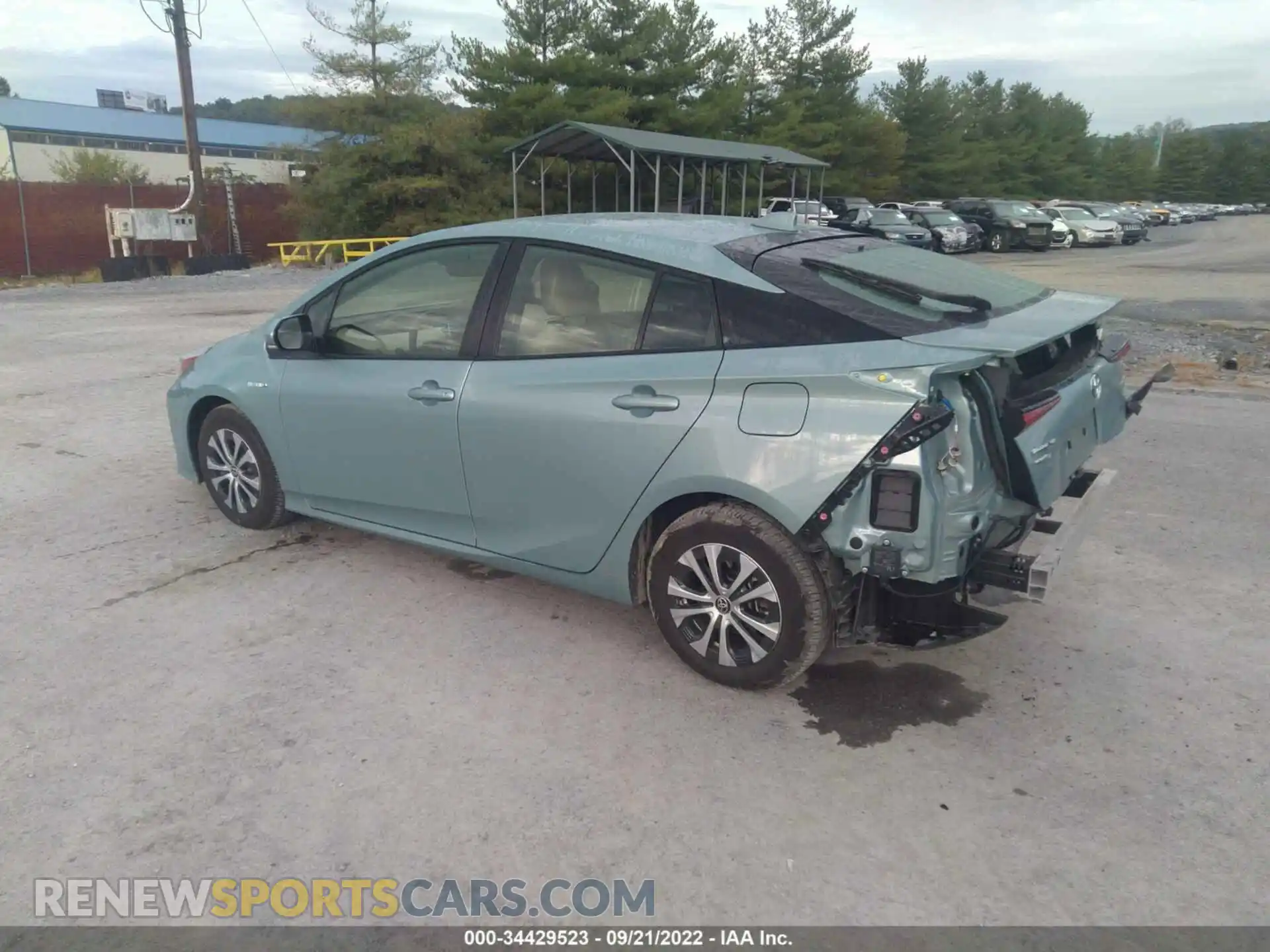 3 Photograph of a damaged car JTDL9MFUXM3031233 TOYOTA PRIUS 2021