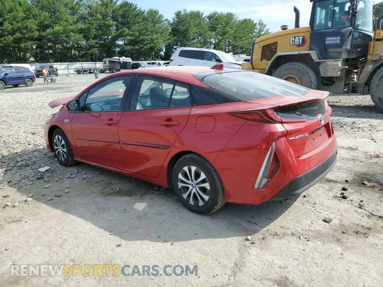 2 Photograph of a damaged car JTDKAMFP1N3203633 TOYOTA PRIUS 2022