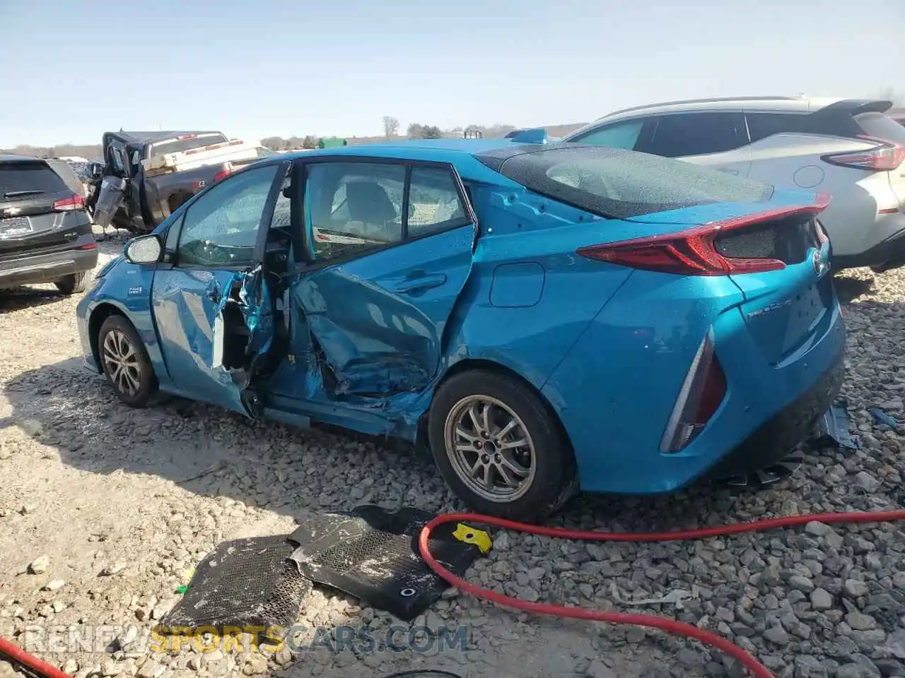 2 Photograph of a damaged car JTDKAMFP1N3206709 TOYOTA PRIUS 2022
