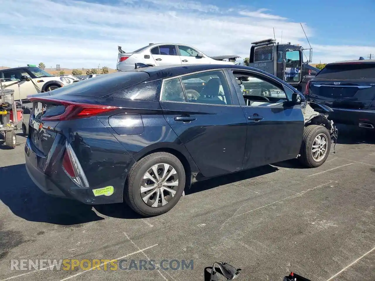 3 Photograph of a damaged car JTDKAMFP2N3206573 TOYOTA PRIUS 2022