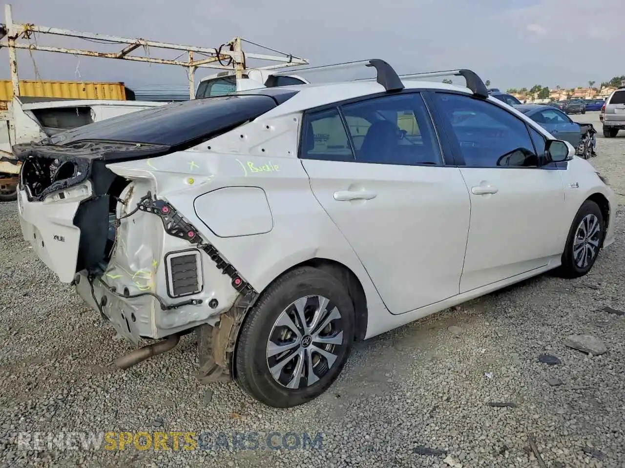 3 Photograph of a damaged car JTDKAMFP2N3221123 TOYOTA PRIUS 2022