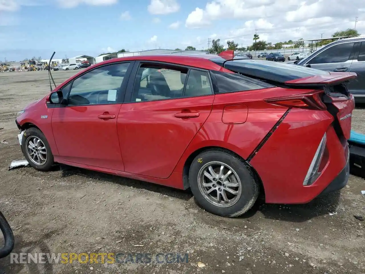 2 Photograph of a damaged car JTDKAMFP7N3220095 TOYOTA PRIUS 2022