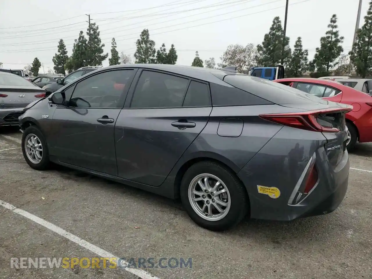 2 Photograph of a damaged car JTDKAMFP8N3220865 TOYOTA PRIUS 2022
