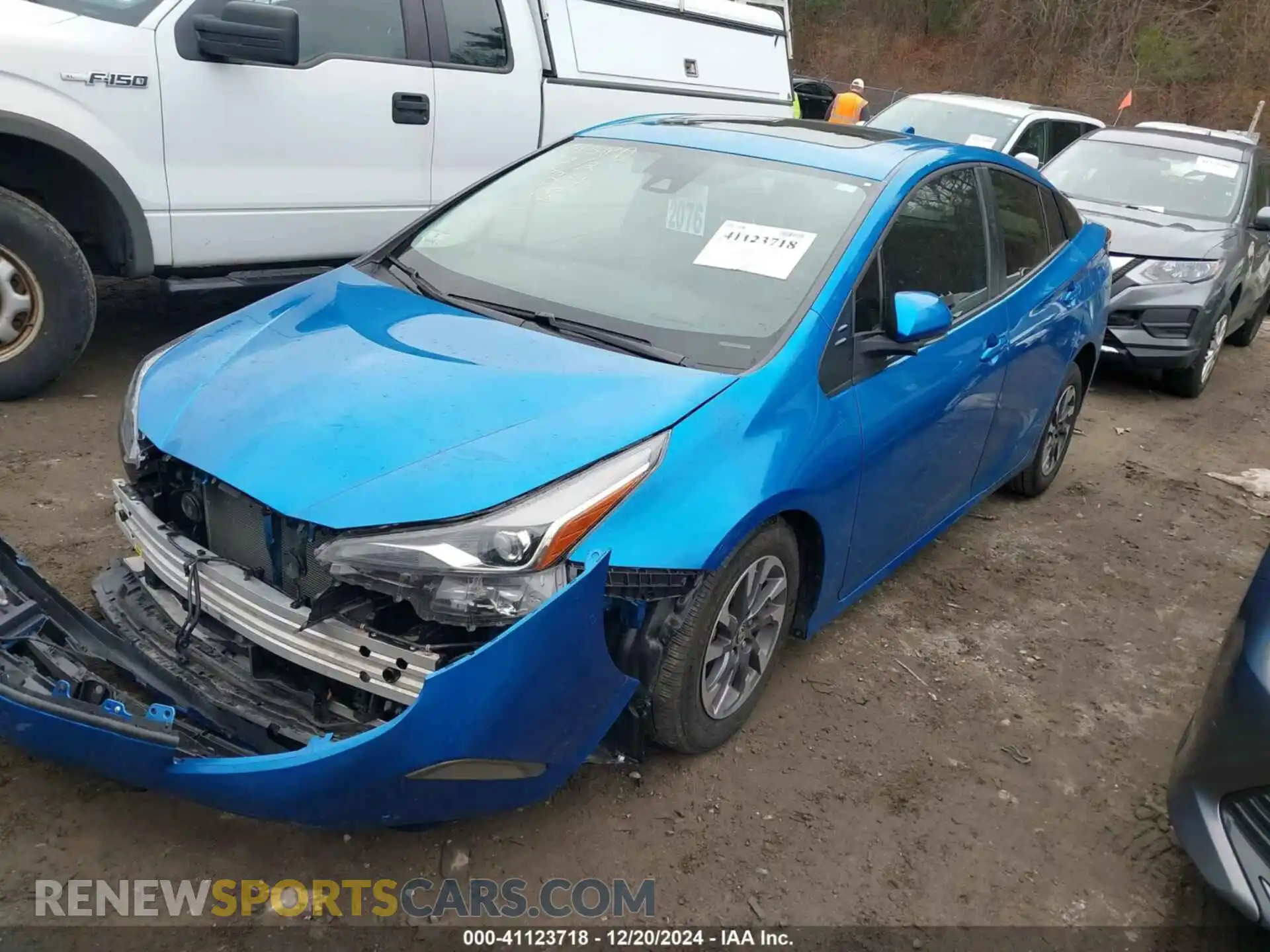 2 Photograph of a damaged car JTDKAMFU1N3187214 TOYOTA PRIUS 2022