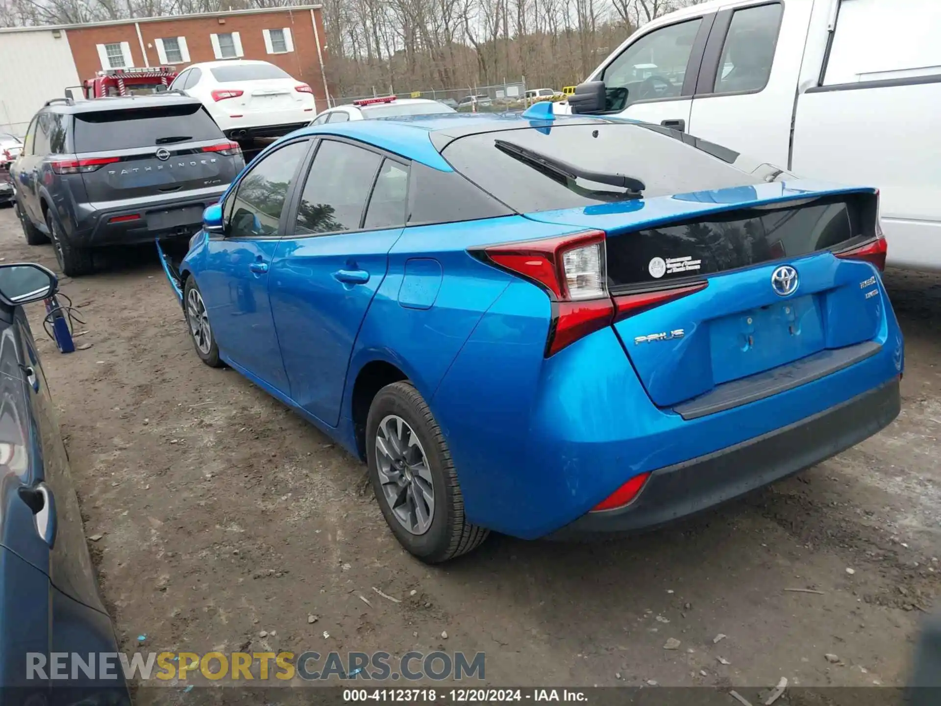 3 Photograph of a damaged car JTDKAMFU1N3187214 TOYOTA PRIUS 2022