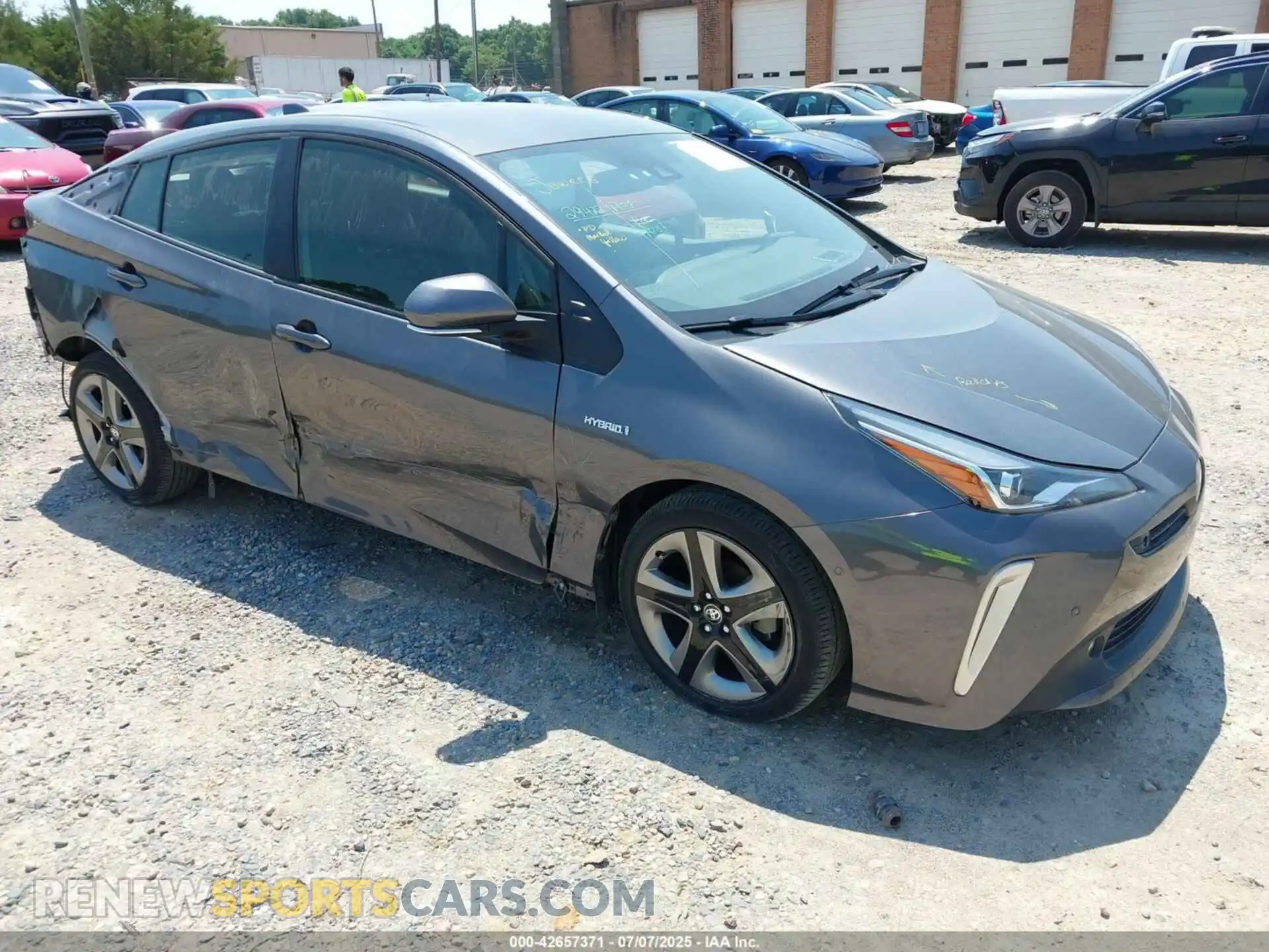 1 Photograph of a damaged car JTDKAMFU3N3156353 TOYOTA PRIUS 2022
