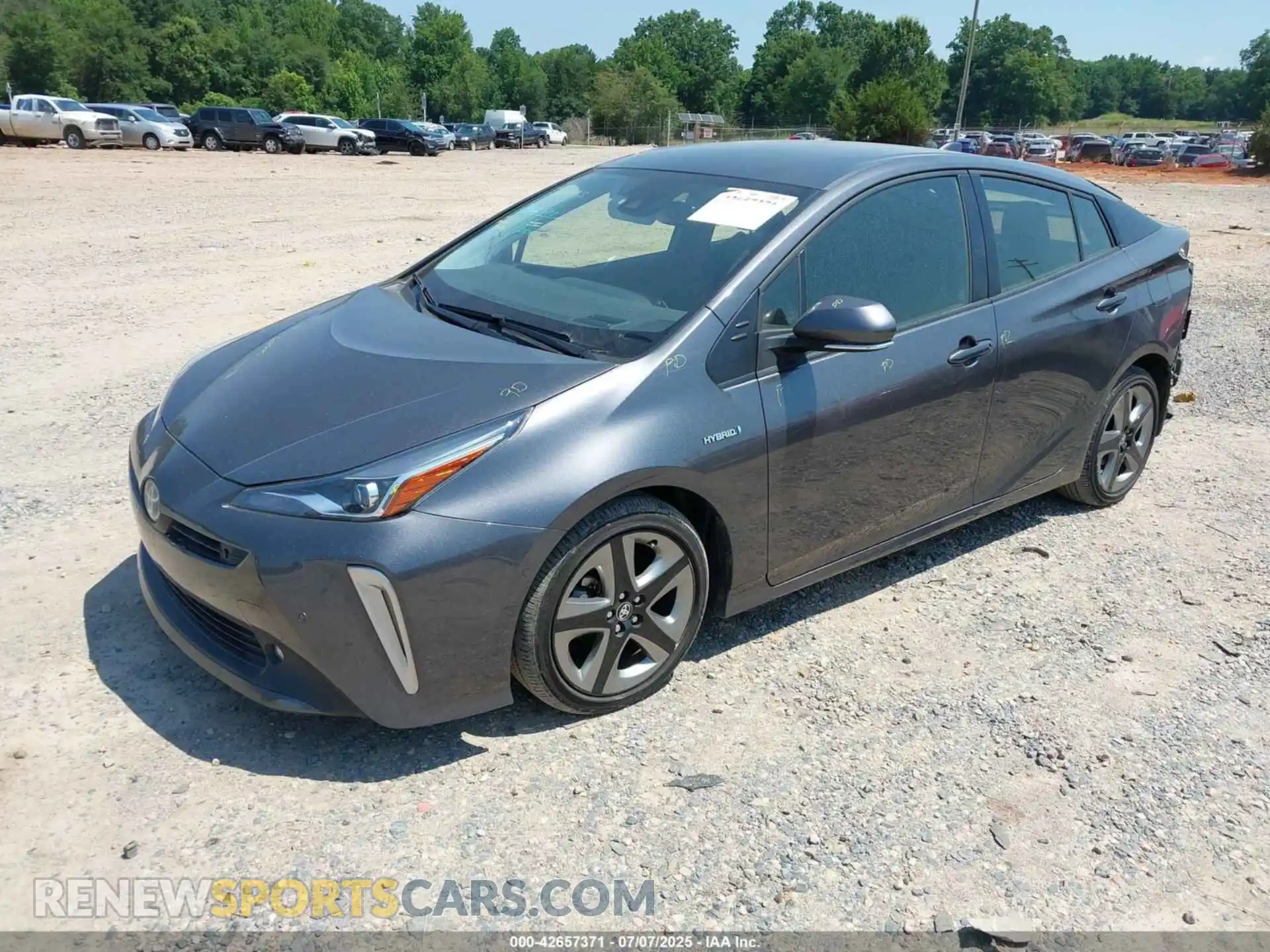 2 Photograph of a damaged car JTDKAMFU3N3156353 TOYOTA PRIUS 2022