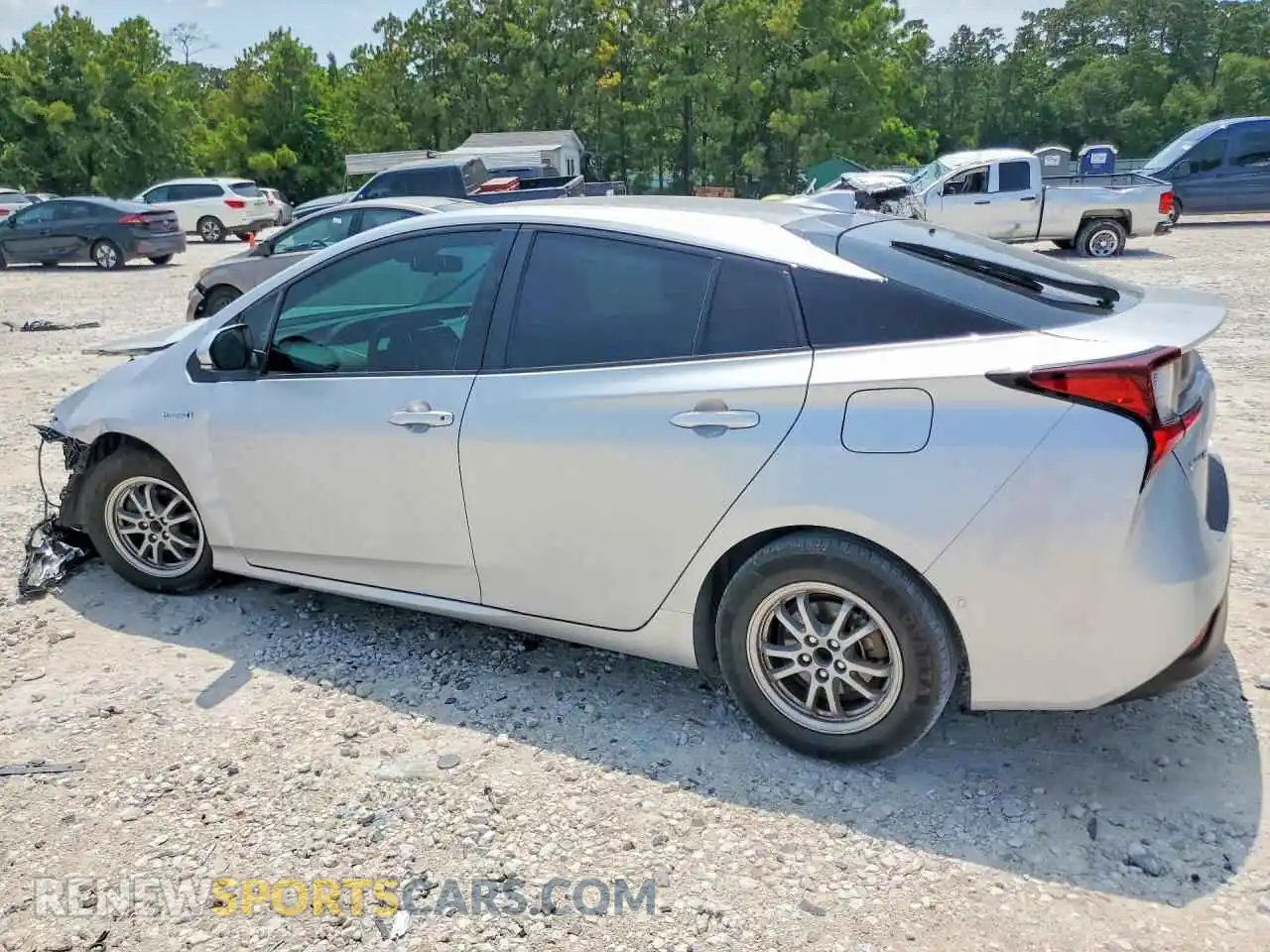 2 Фотография поврежденного автомобиля JTDKAMFU8N3183368 TOYOTA PRIUS 2022