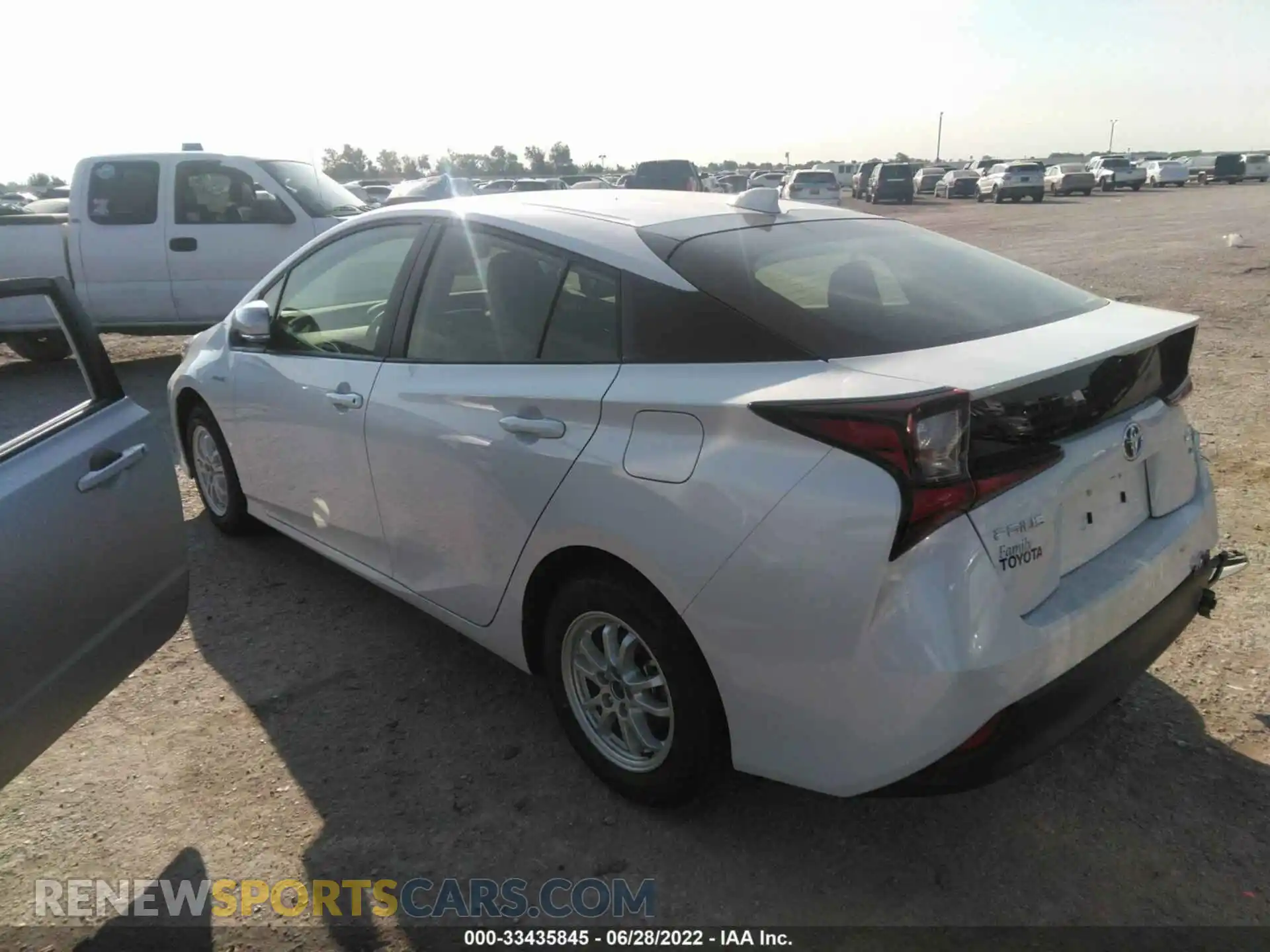 3 fotografías del automóvil dañado JTDKAMFU9N3173870 TOYOTA PRIUS 2022