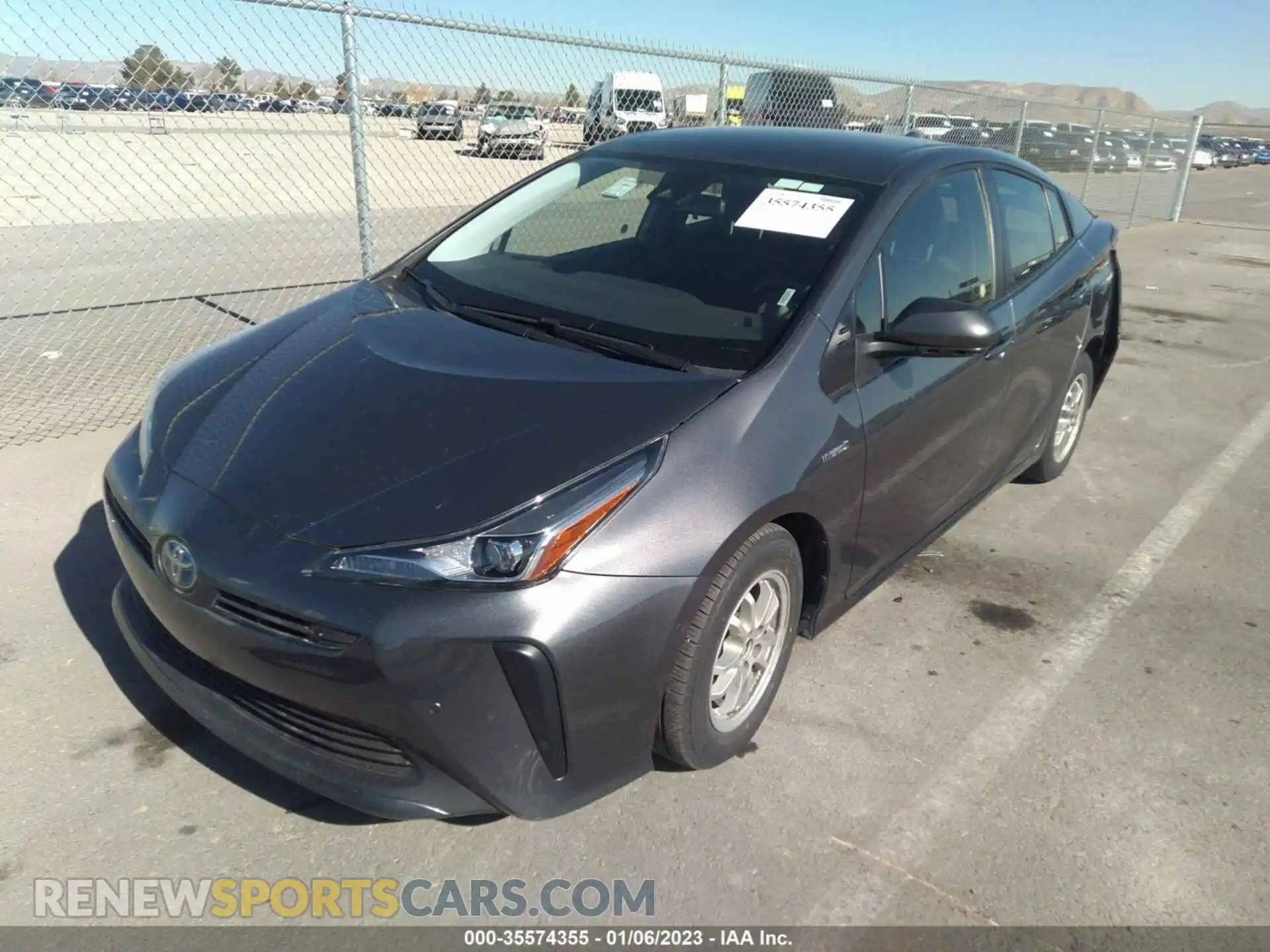 2 Фотография поврежденного автомобиля JTDKAMFUXN3157659 TOYOTA PRIUS 2022