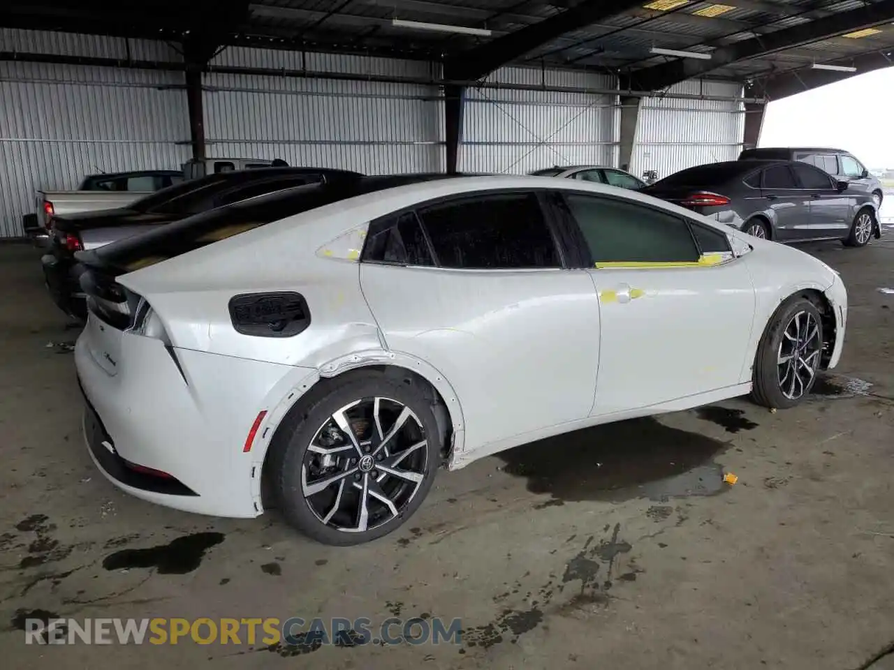 3 Photograph of a damaged car JTDACACU2P3004673 TOYOTA PRIUS 2023