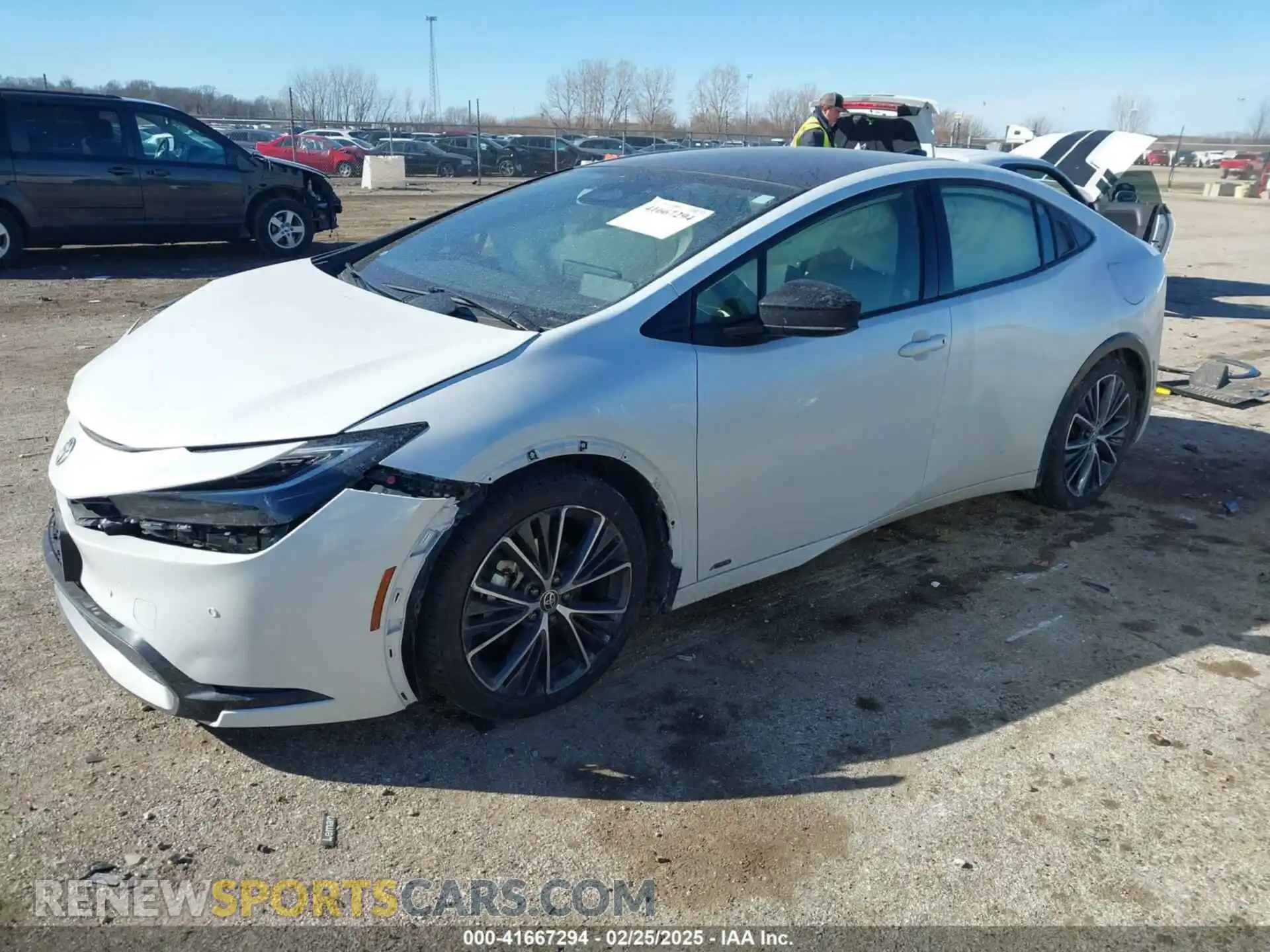 2 Photograph of a damaged car JTDADABU6P3006554 TOYOTA PRIUS 2023