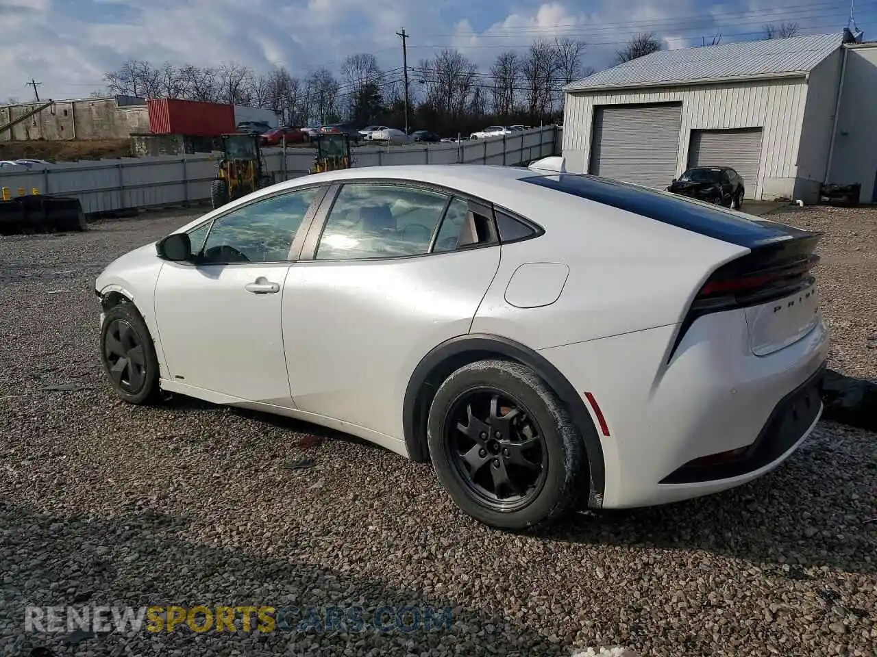 2 fotografías del automóvil dañado JTDADABUXP3004919 TOYOTA PRIUS 2023
