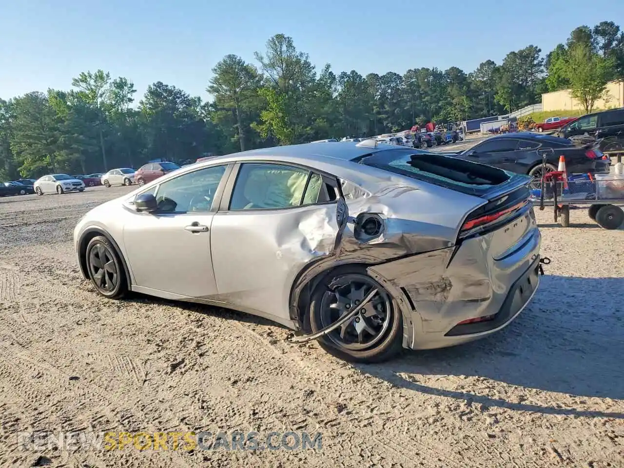 2 Photograph of a damaged car JTDACAAU6R3045524 TOYOTA PRIUS 2024