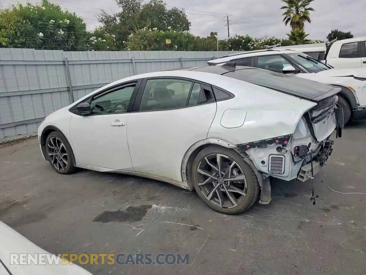 2 Photograph of a damaged car JTDACACU7S3048077 TOYOTA PRIUS 2025
