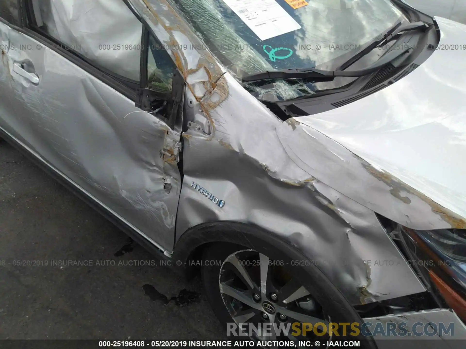 6 Photograph of a damaged car JTDKDTB34K1625973 TOYOTA PRIUS C 2019