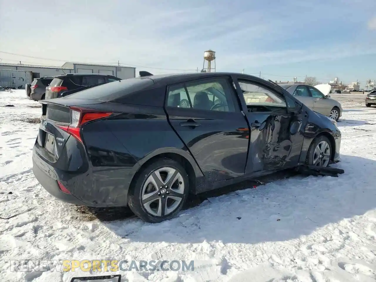 3 Photograph of a damaged car JTDKAMFU1N3160143 TOYOTA PRIUS NIGH 2022