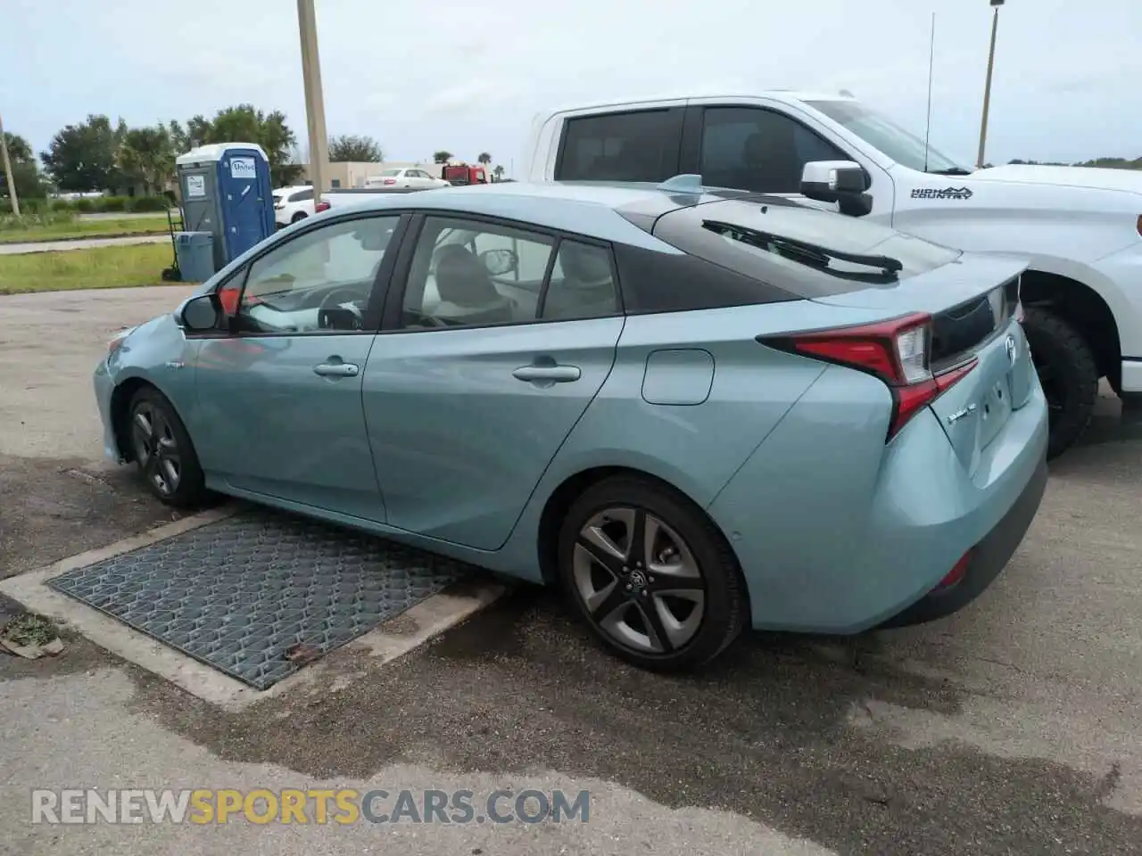 2 Photograph of a damaged car JTDKAMFU1N3167397 TOYOTA PRIUS NIGH 2022