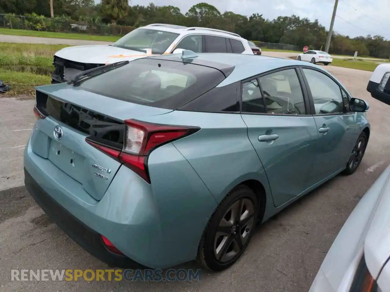 3 Photograph of a damaged car JTDKAMFU1N3167397 TOYOTA PRIUS NIGH 2022