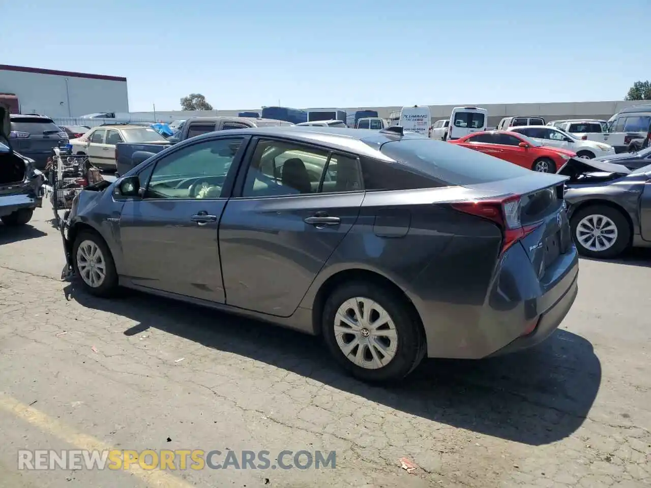 2 Photograph of a damaged car JTDKAMFU1N3168095 TOYOTA PRIUS NIGH 2022