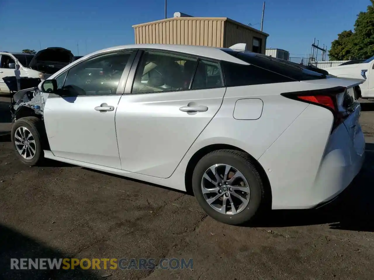 2 Photograph of a damaged car JTDKAMFU3N3179227 TOYOTA PRIUS NIGH 2022