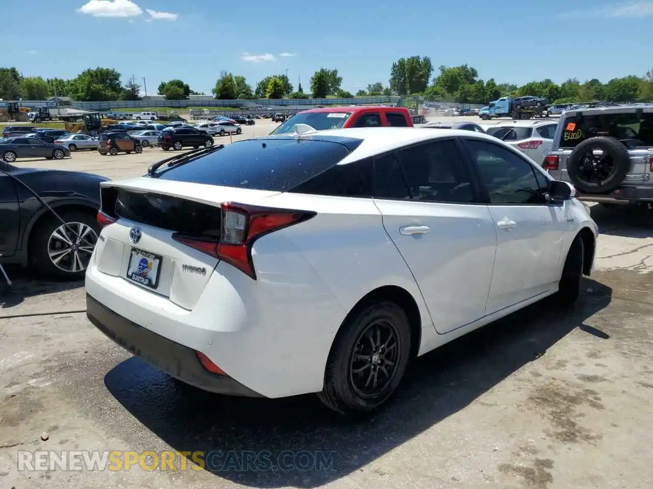 3 Photograph of a damaged car JTDKAMFU3N3181804 TOYOTA PRIUS NIGH 2022