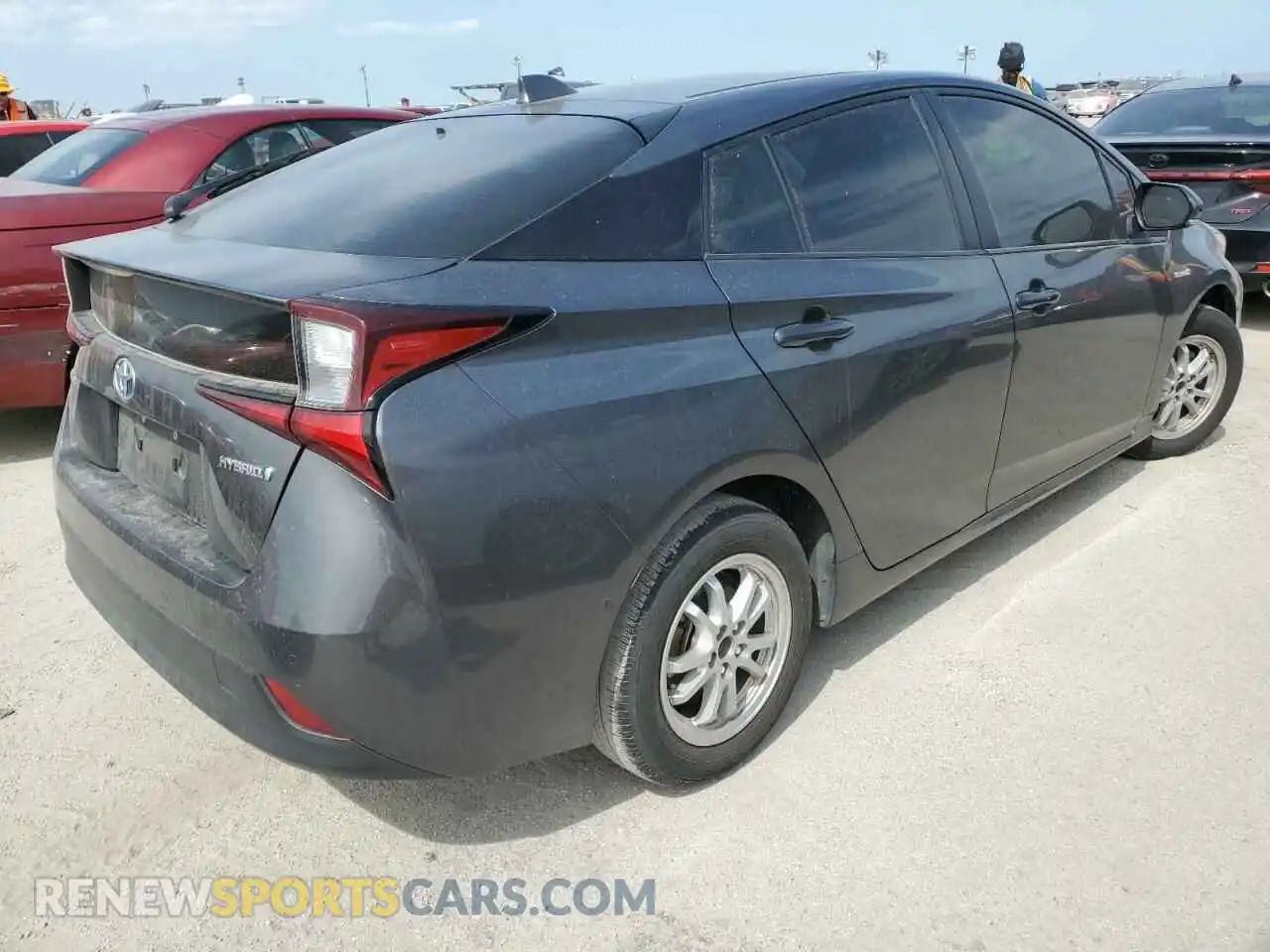 3 Photograph of a damaged car JTDKAMFU4N3180354 TOYOTA PRIUS NIGH 2022