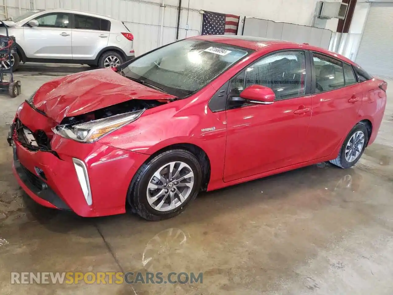 1 Photograph of a damaged car JTDKAMFU4N3188258 TOYOTA PRIUS NIGH 2022