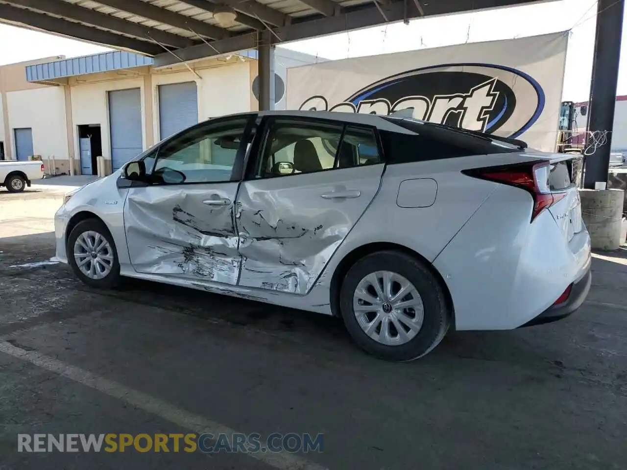 2 Photograph of a damaged car JTDKAMFU7N3171485 TOYOTA PRIUS NIGH 2022