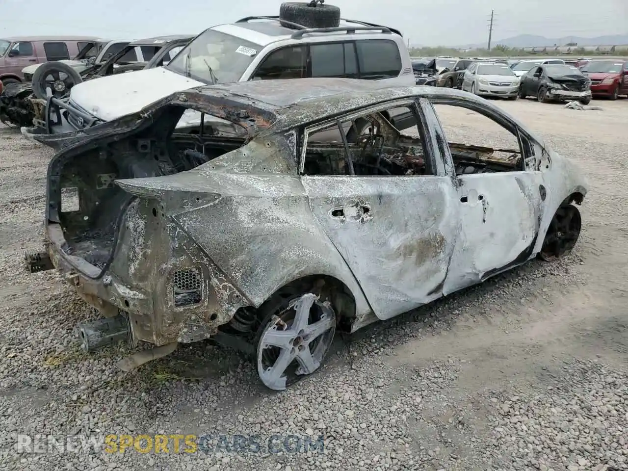 3 Photograph of a damaged car JTDKAMFU8N3177523 TOYOTA PRIUS NIGH 2022