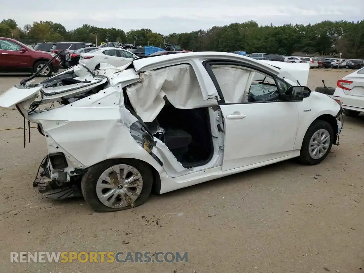 3 Photograph of a damaged car JTDKAMFU8N3178669 TOYOTA PRIUS NIGH 2022