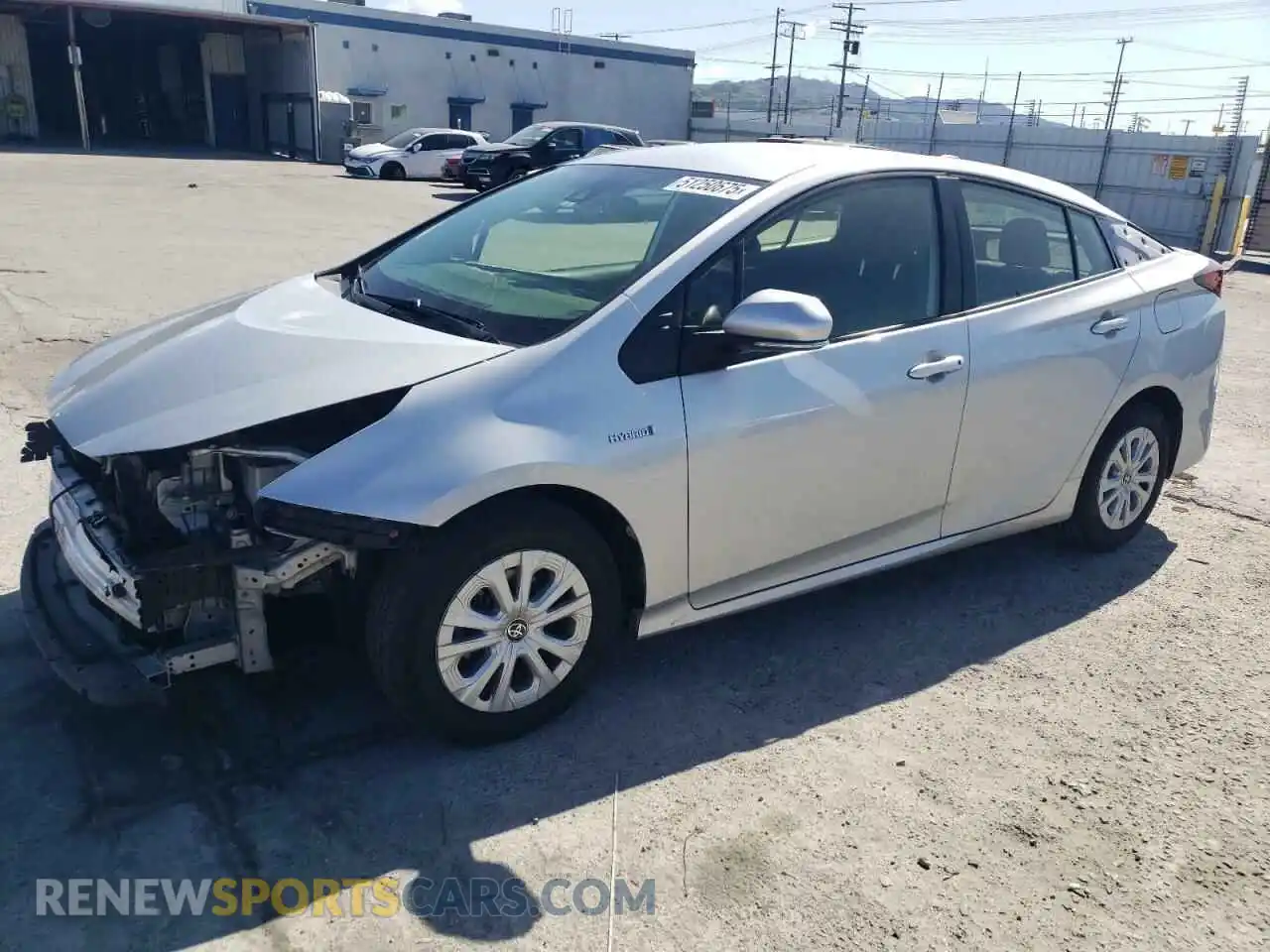 1 Photograph of a damaged car JTDKAMFUXN3176986 TOYOTA PRIUS NIGH 2022