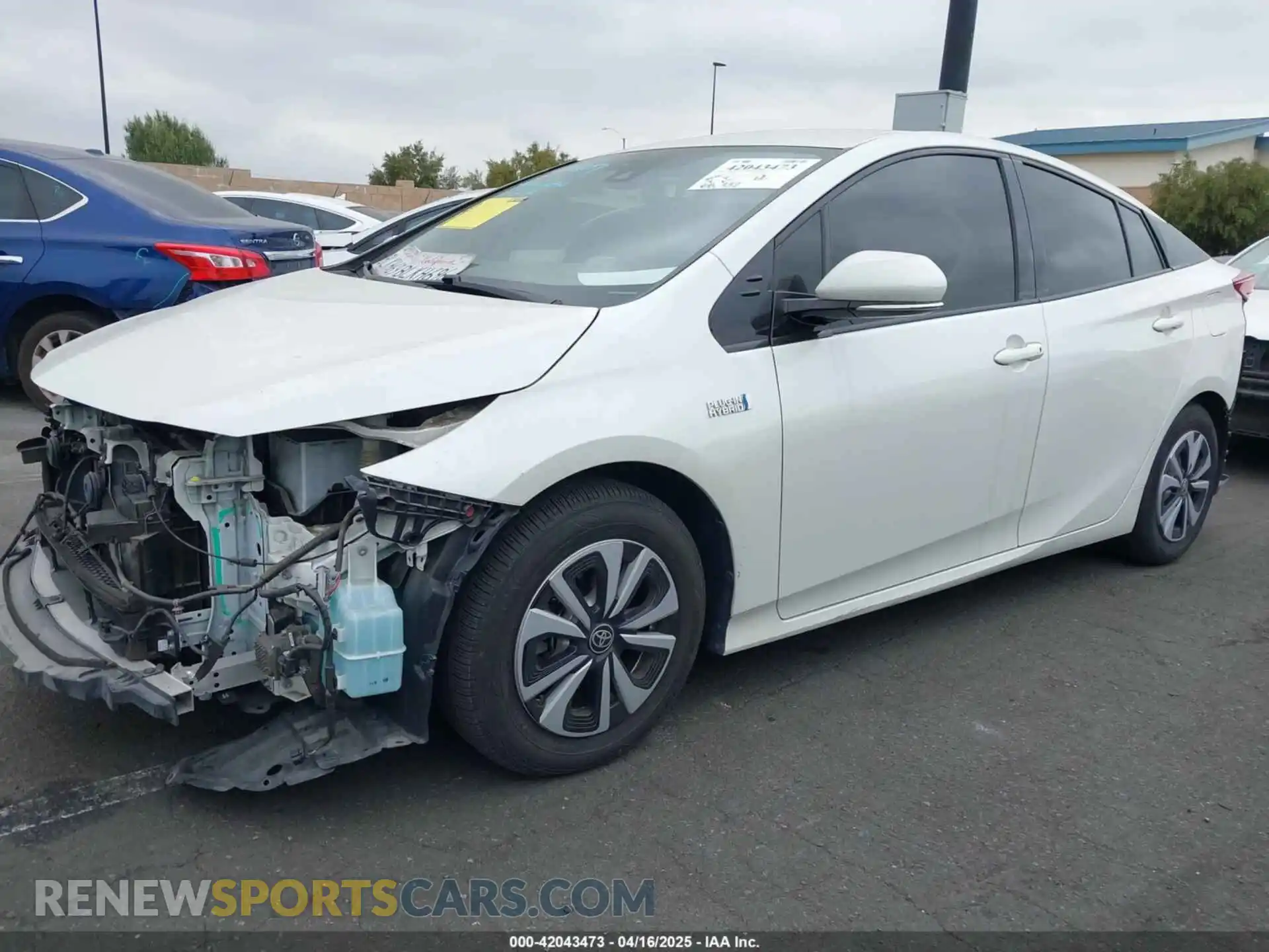 2 Фотография поврежденного автомобиля JTDKARFP3K3113540 TOYOTA PRIUS PRIME 2019