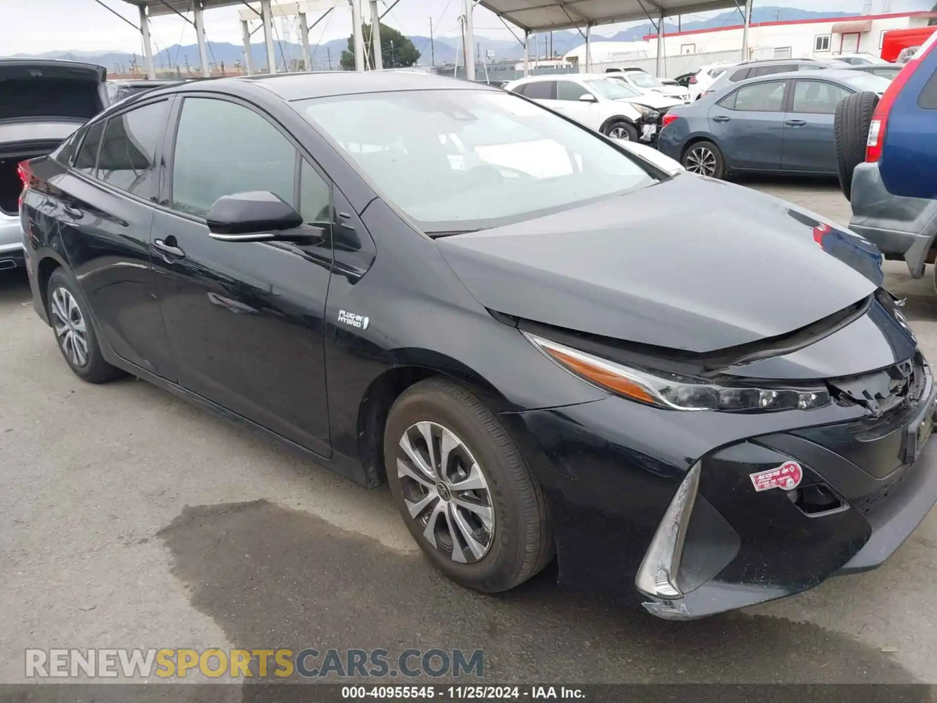 1 Photograph of a damaged car JTDKARFP9L3144230 TOYOTA PRIUS PRIME 2020