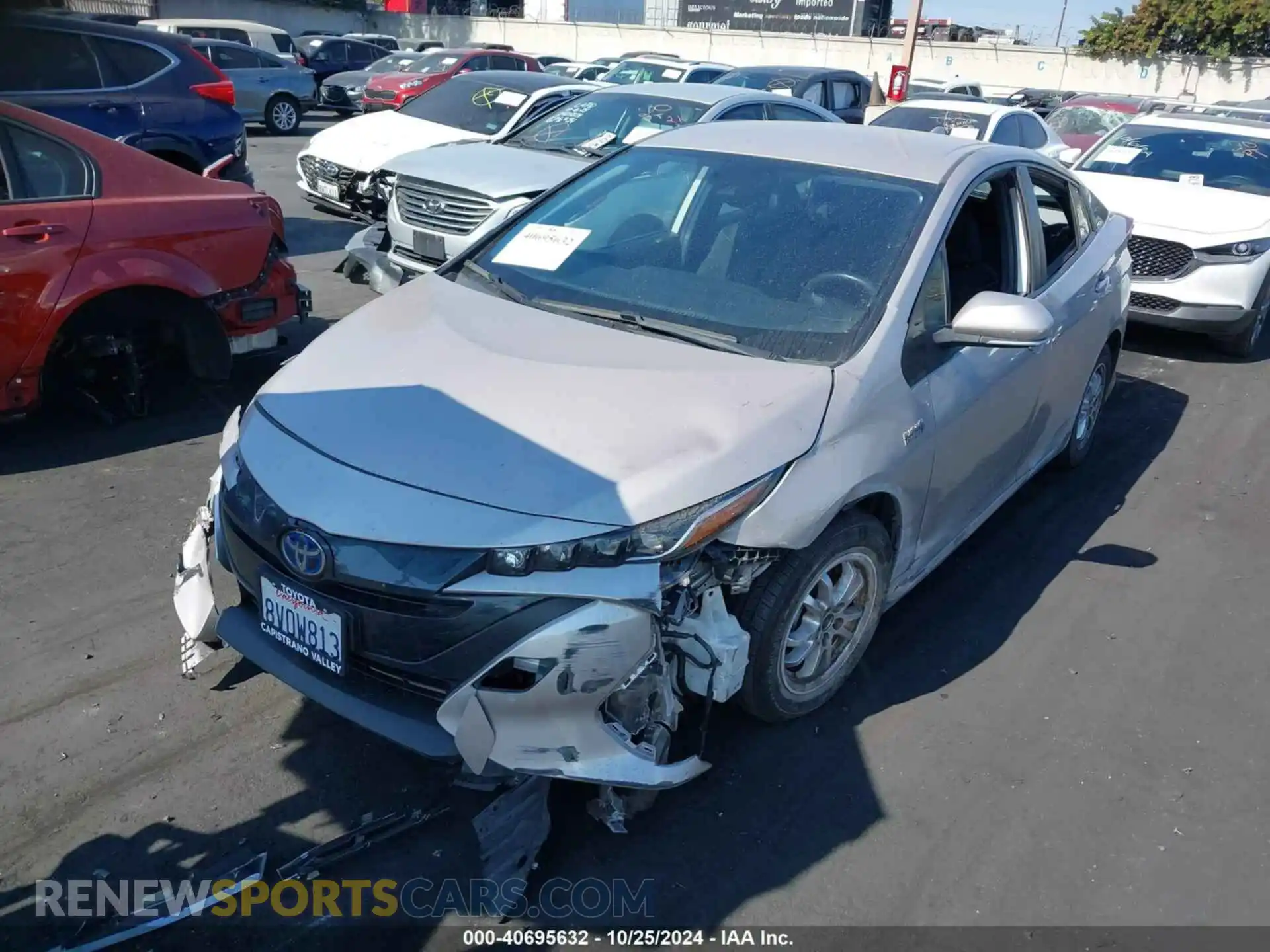 2 fotografías del automóvil dañado JTDKAMFP0M3176522 TOYOTA PRIUS PRIME 2021