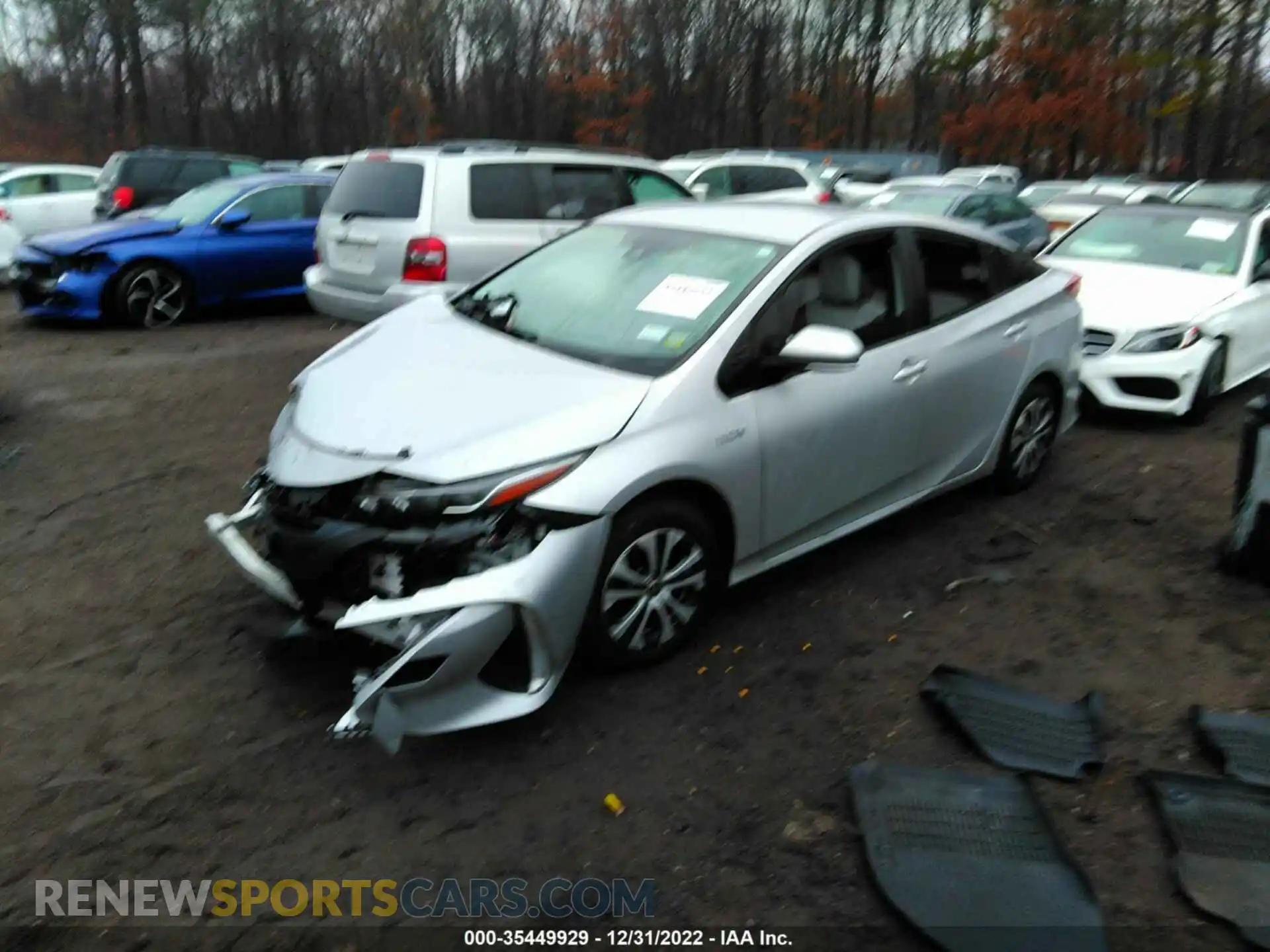 2 Photograph of a damaged car JTDKAMFP1M3192163 TOYOTA PRIUS PRIME 2021