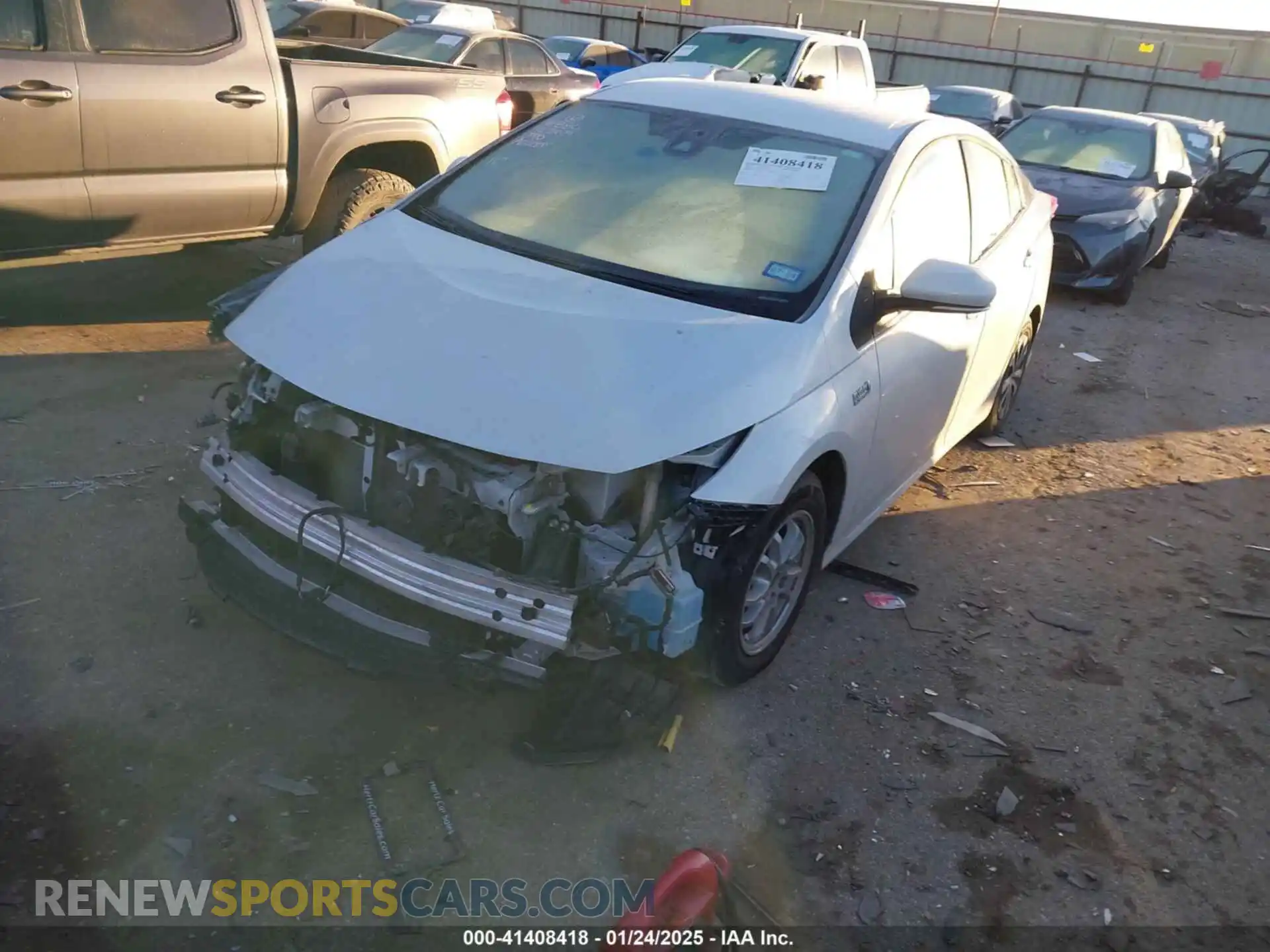 2 Photograph of a damaged car JTDKAMFP2M3177445 TOYOTA PRIUS PRIME 2021