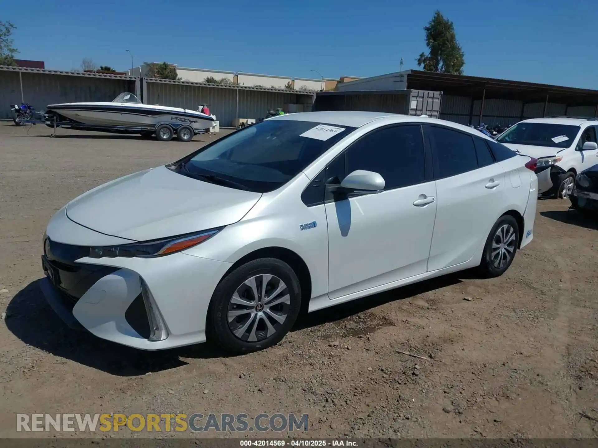 2 Photograph of a damaged car JTDKAMFP2M3184900 TOYOTA PRIUS PRIME 2021
