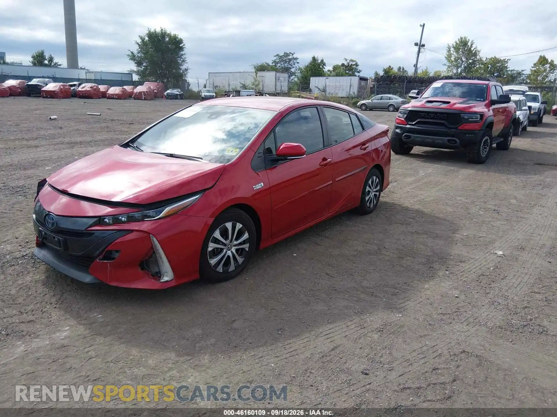2 Photograph of a damaged car JTDKAMFP2M3185996 TOYOTA PRIUS PRIME 2021