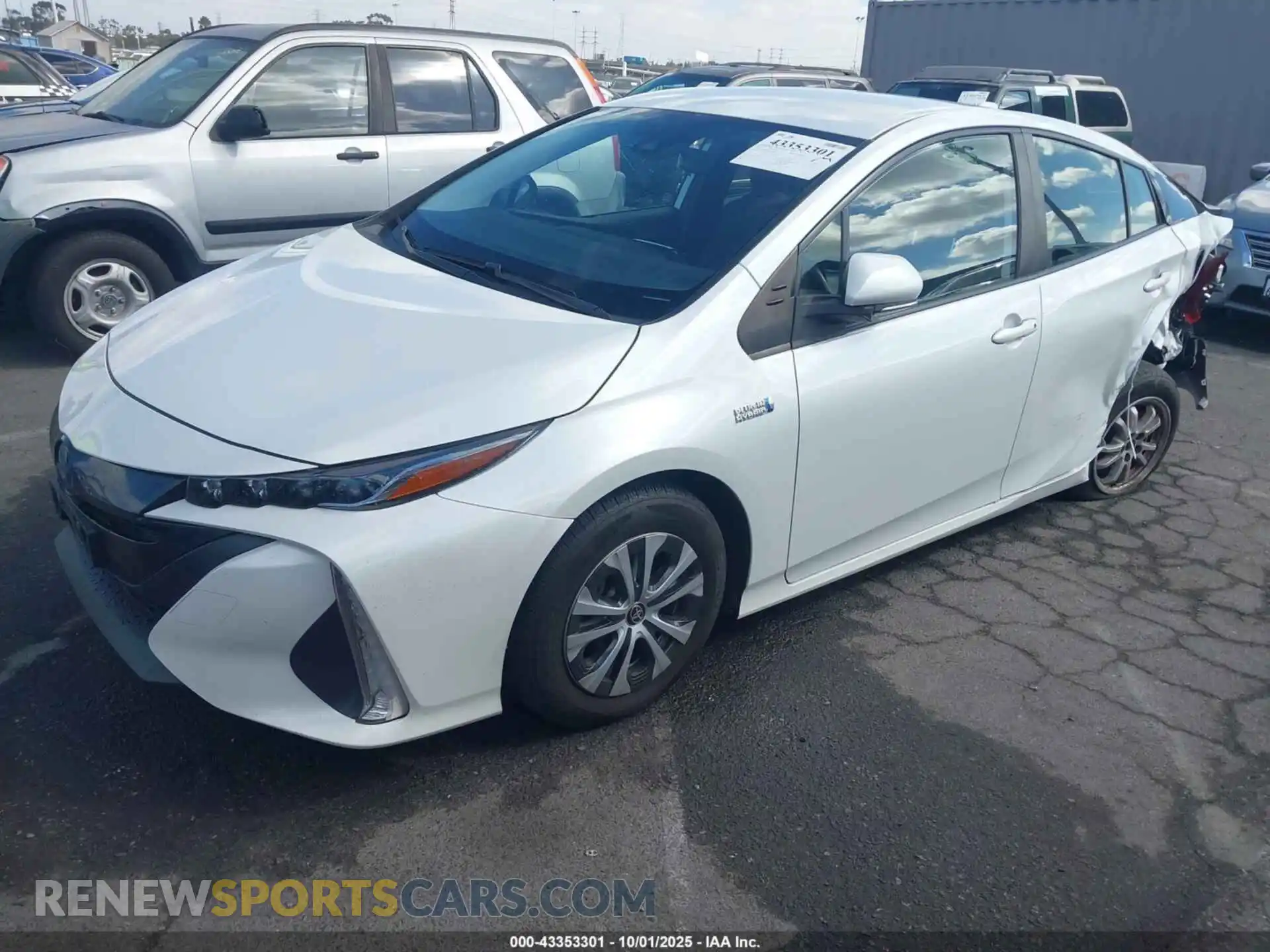 2 Photograph of a damaged car JTDKAMFP3M3164803 TOYOTA PRIUS PRIME 2021
