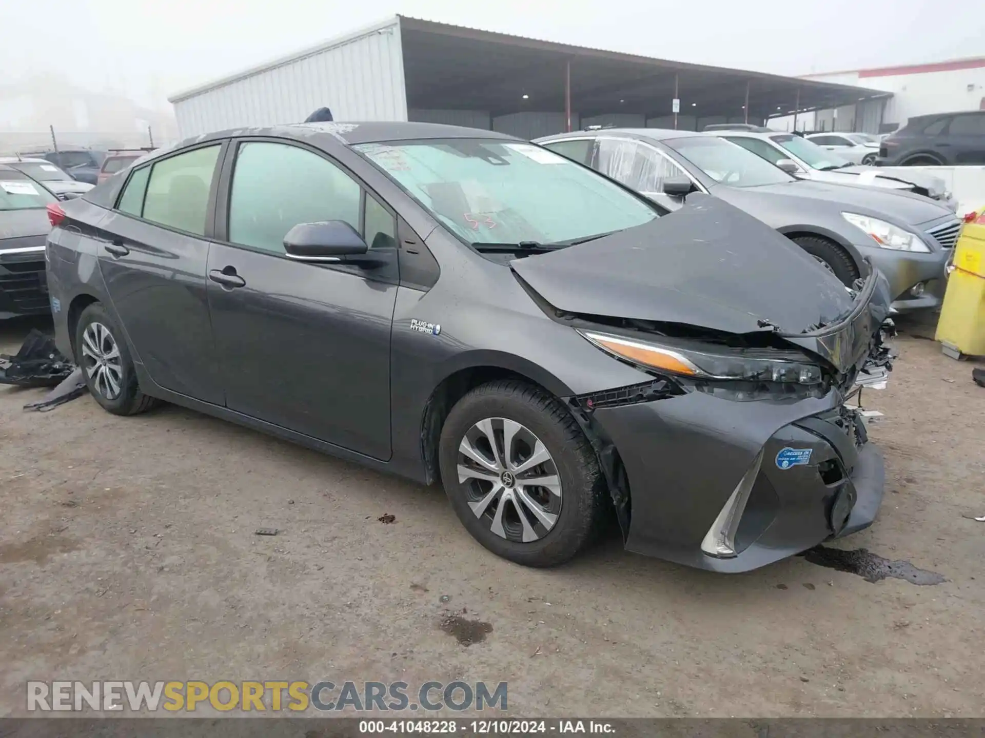 1 Photograph of a damaged car JTDKAMFP5M3178203 TOYOTA PRIUS PRIME 2021