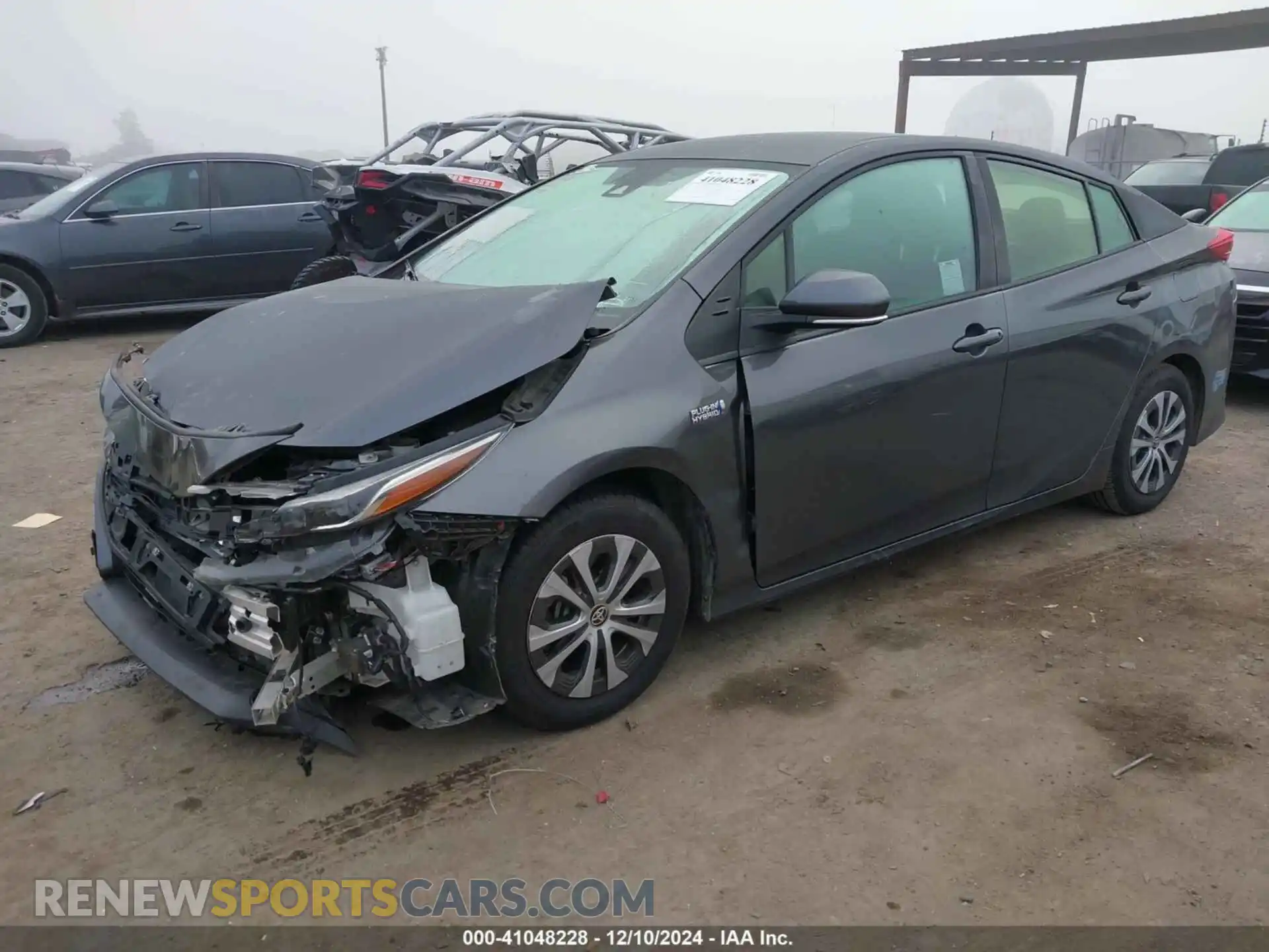 2 Photograph of a damaged car JTDKAMFP5M3178203 TOYOTA PRIUS PRIME 2021
