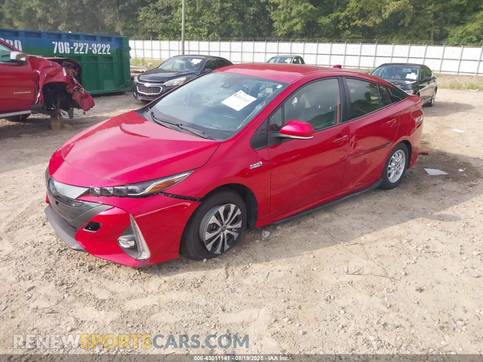 2 Photograph of a damaged car JTDKAMFP7M3196590 TOYOTA PRIUS PRIME 2021