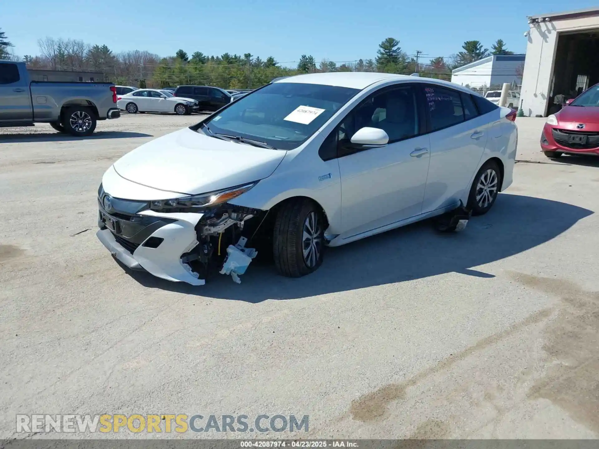 2 Photograph of a damaged car JTDKAMFP8M3174629 TOYOTA PRIUS PRIME 2021
