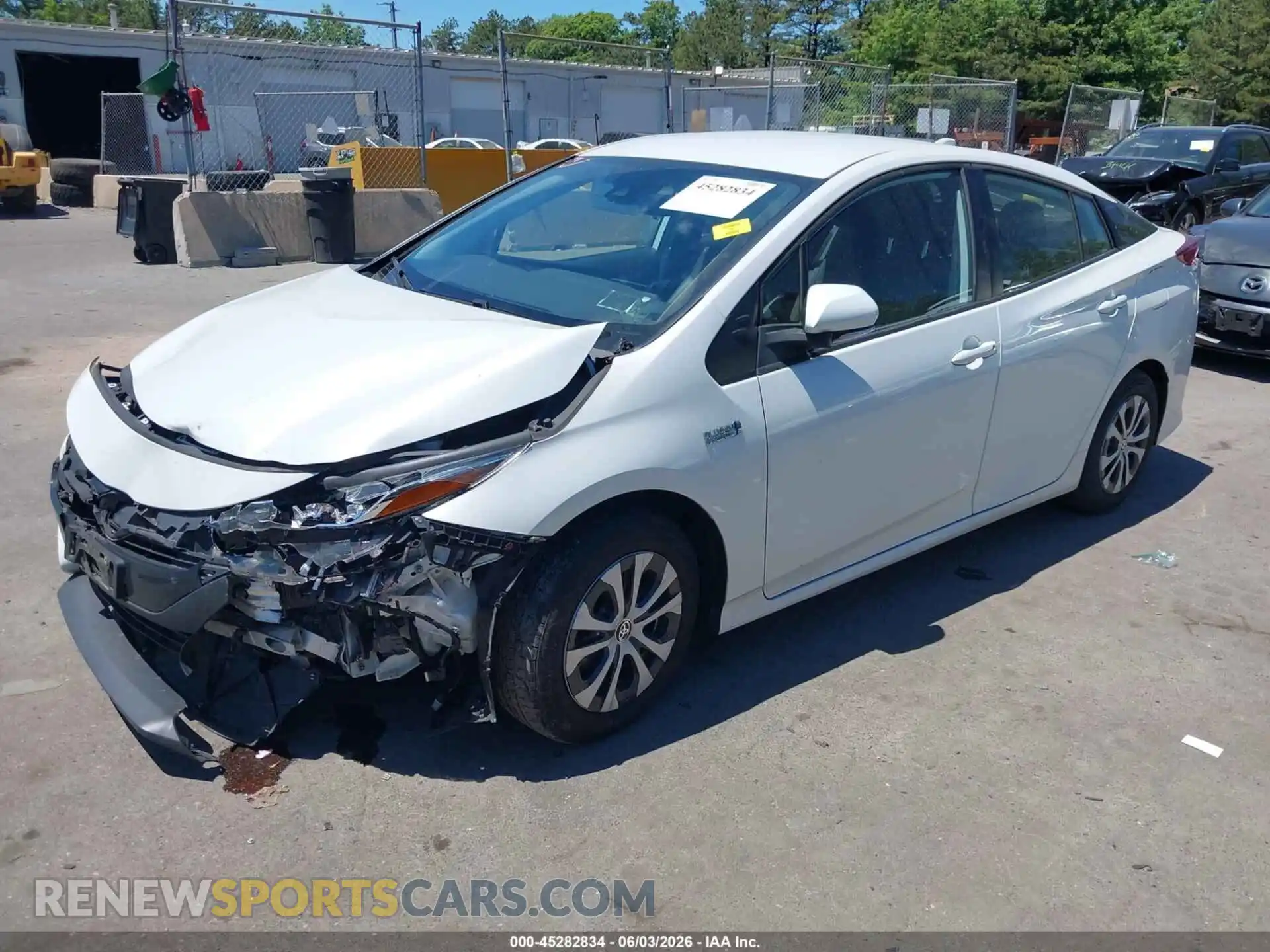 2 Photograph of a damaged car JTDKAMFP8M3189938 TOYOTA PRIUS PRIME 2021