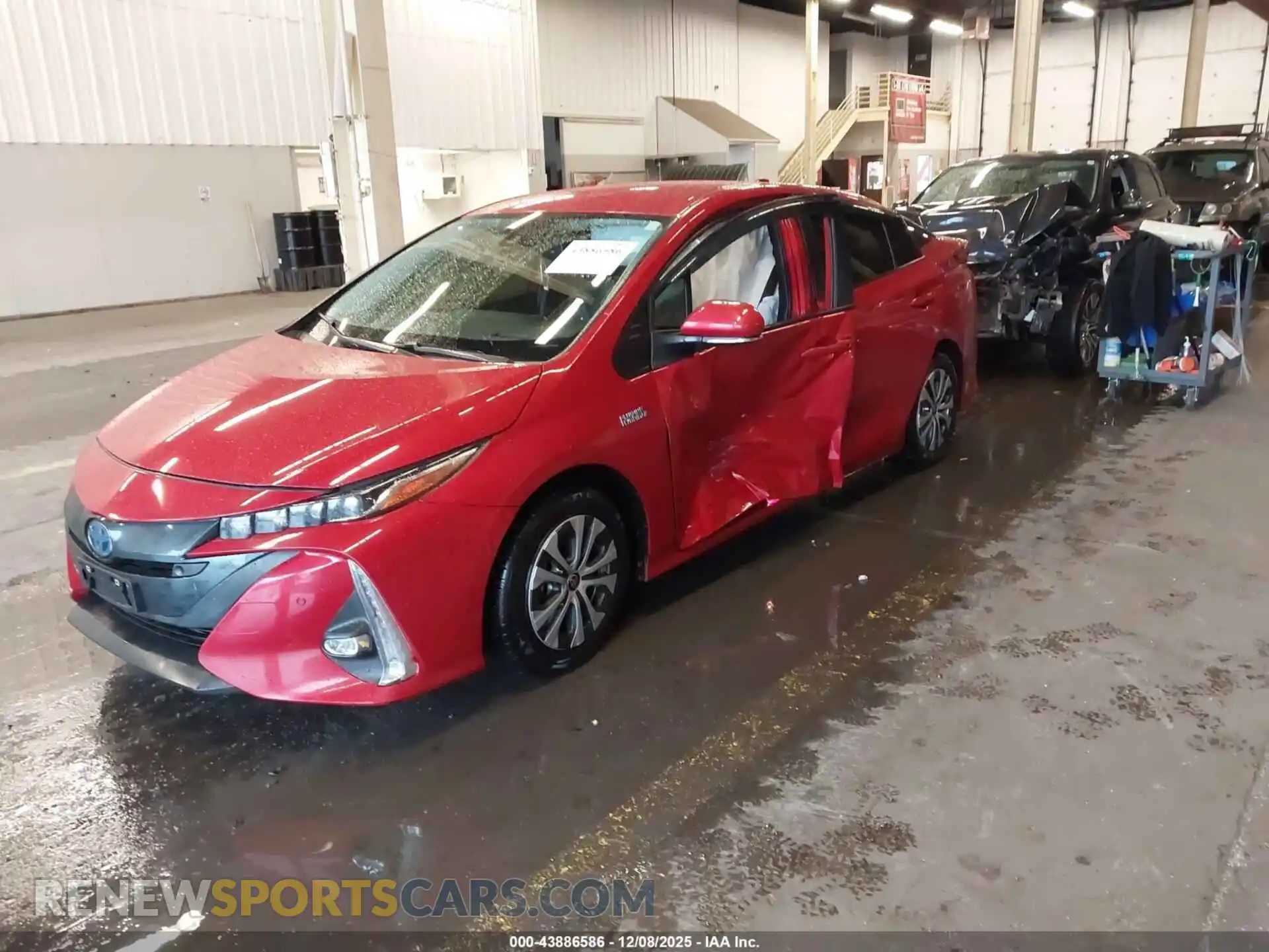 2 fotografías del automóvil dañado JTDKAMFP9M3184313 TOYOTA PRIUS PRIME 2021