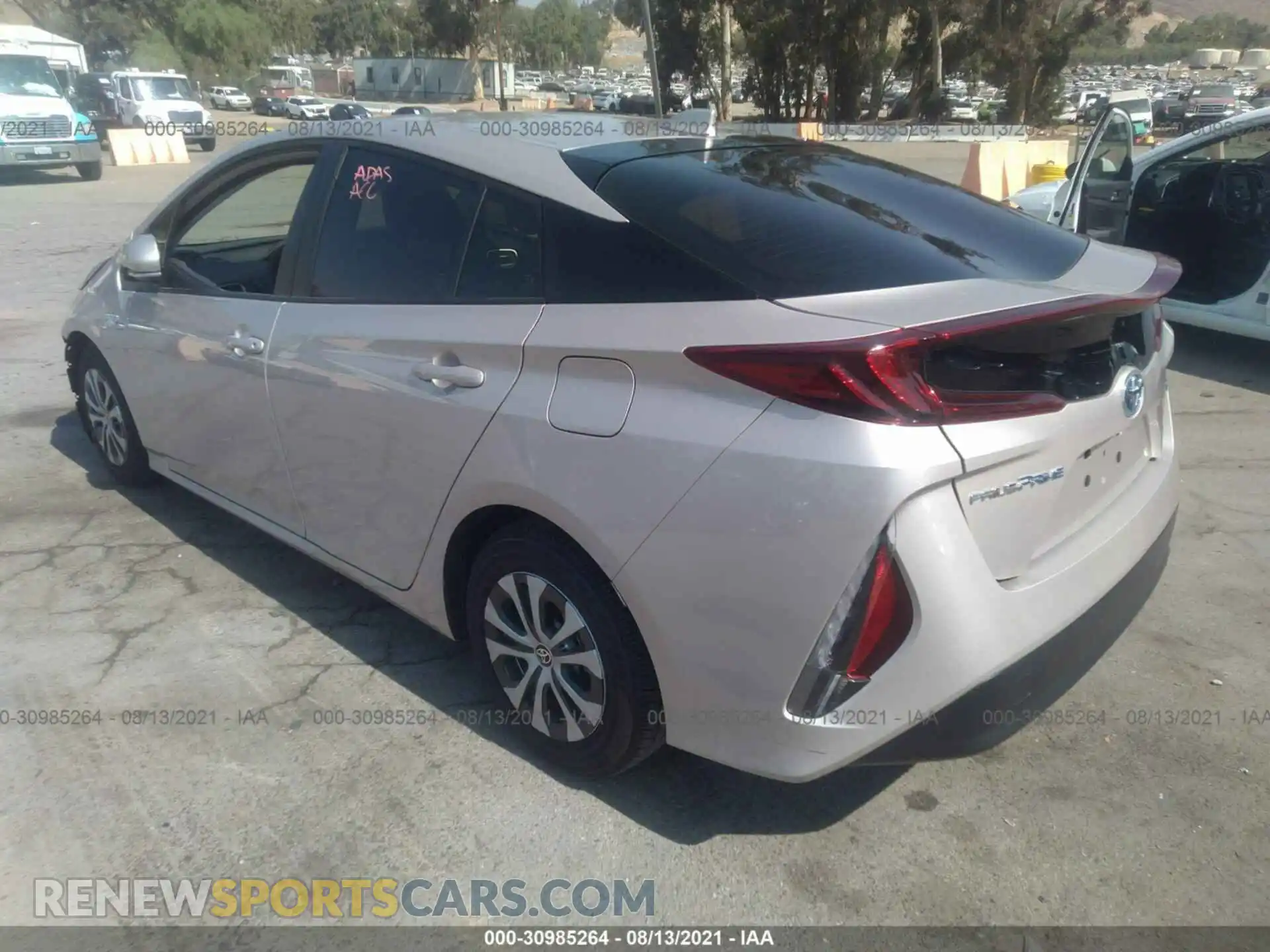 3 Photograph of a damaged car JTDKAMFP9M3189155 TOYOTA PRIUS PRIME 2021