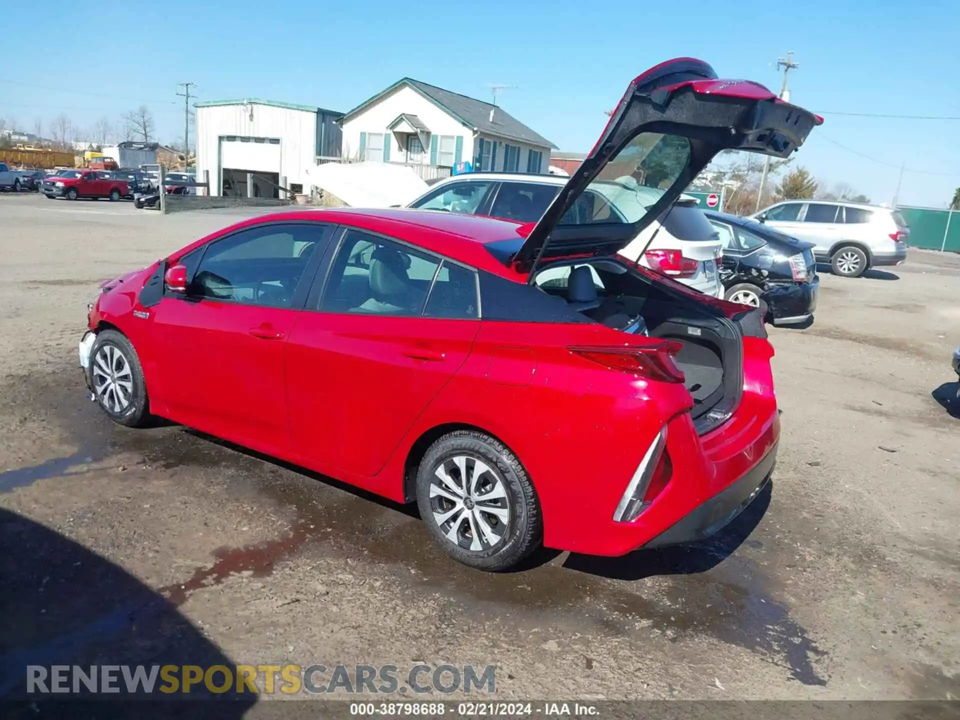 3 Photograph of a damaged car JTDKAMFPXM3173496 TOYOTA PRIUS PRIME 2021
