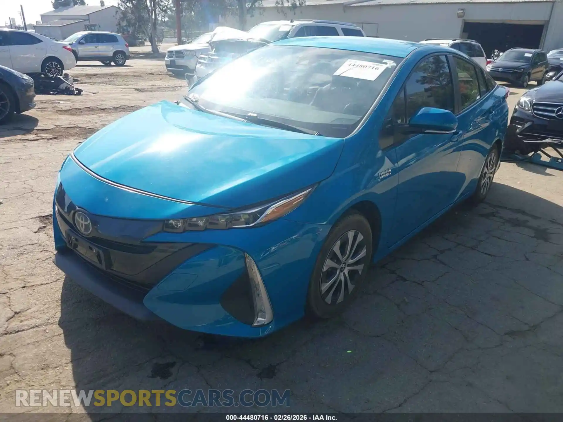 2 Фотография поврежденного автомобиля JTDKAMFPXM3176396 TOYOTA PRIUS PRIME 2021