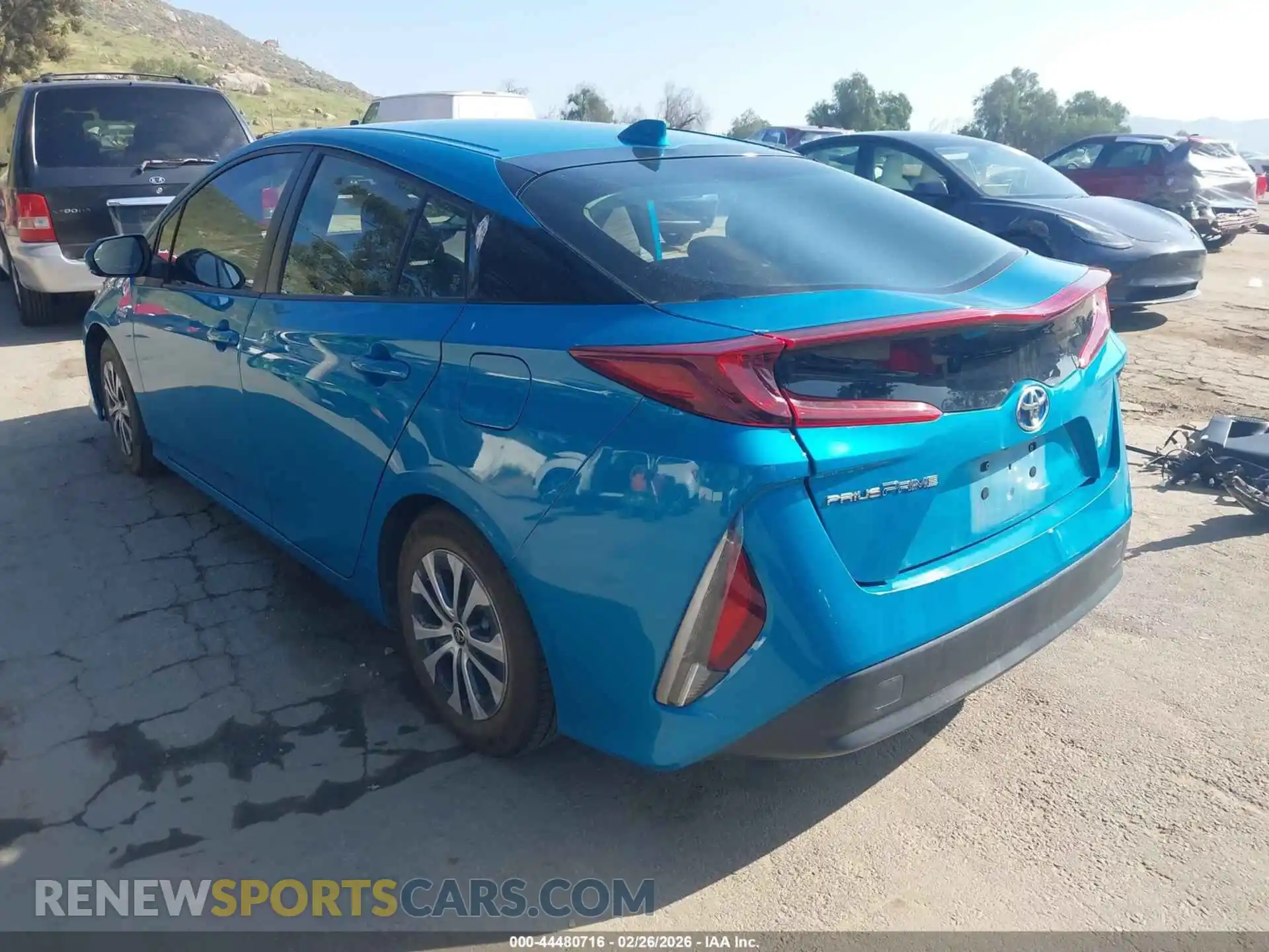 3 Фотография поврежденного автомобиля JTDKAMFPXM3176396 TOYOTA PRIUS PRIME 2021